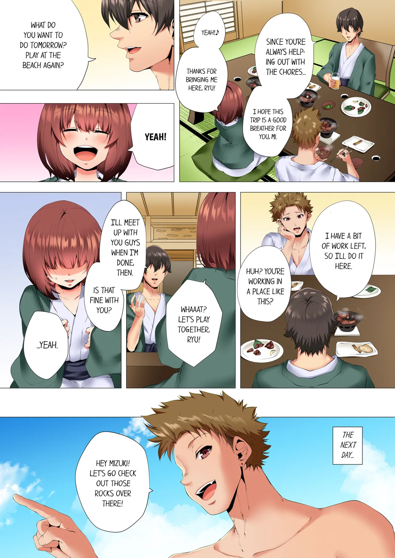 [Kanitomato]Futari de Watashi o Ikasenaide...! ~Kurayami, Majiwaru Kyoudai Futon~  | My 2 Step-Brothers are Ganging Up on Me!  Vol.1-3[English] [Decensored] [Ongoing] Page 104