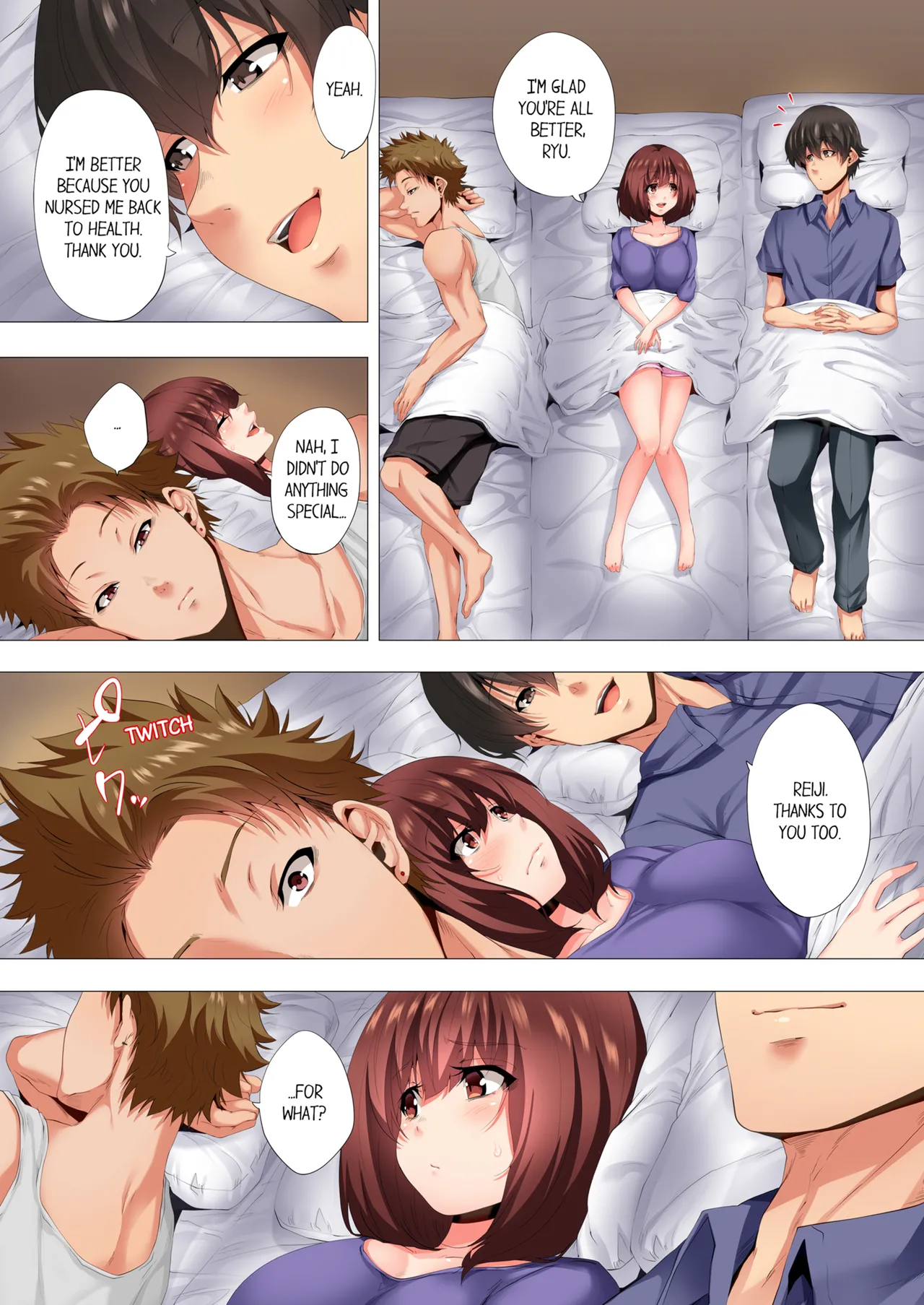 [Kanitomato]Futari de Watashi o Ikasenaide...! ~Kurayami, Majiwaru Kyoudai Futon~  | My 2 Step-Brothers are Ganging Up on Me!  Vol.1-3[English] [Decensored] [Ongoing] Page 149