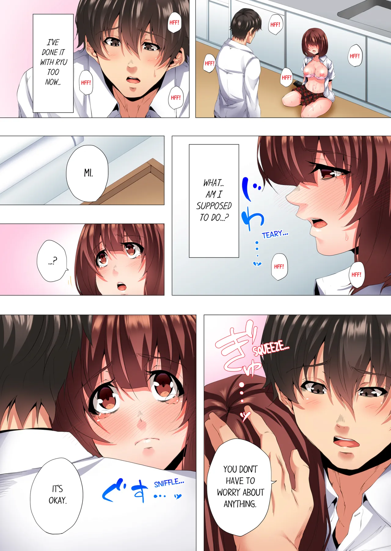 [Kanitomato]Futari de Watashi o Ikasenaide...! ~Kurayami, Majiwaru Kyoudai Futon~  | My 2 Step-Brothers are Ganging Up on Me!  Vol.1-3[English] [Decensored] [Ongoing] Page 196