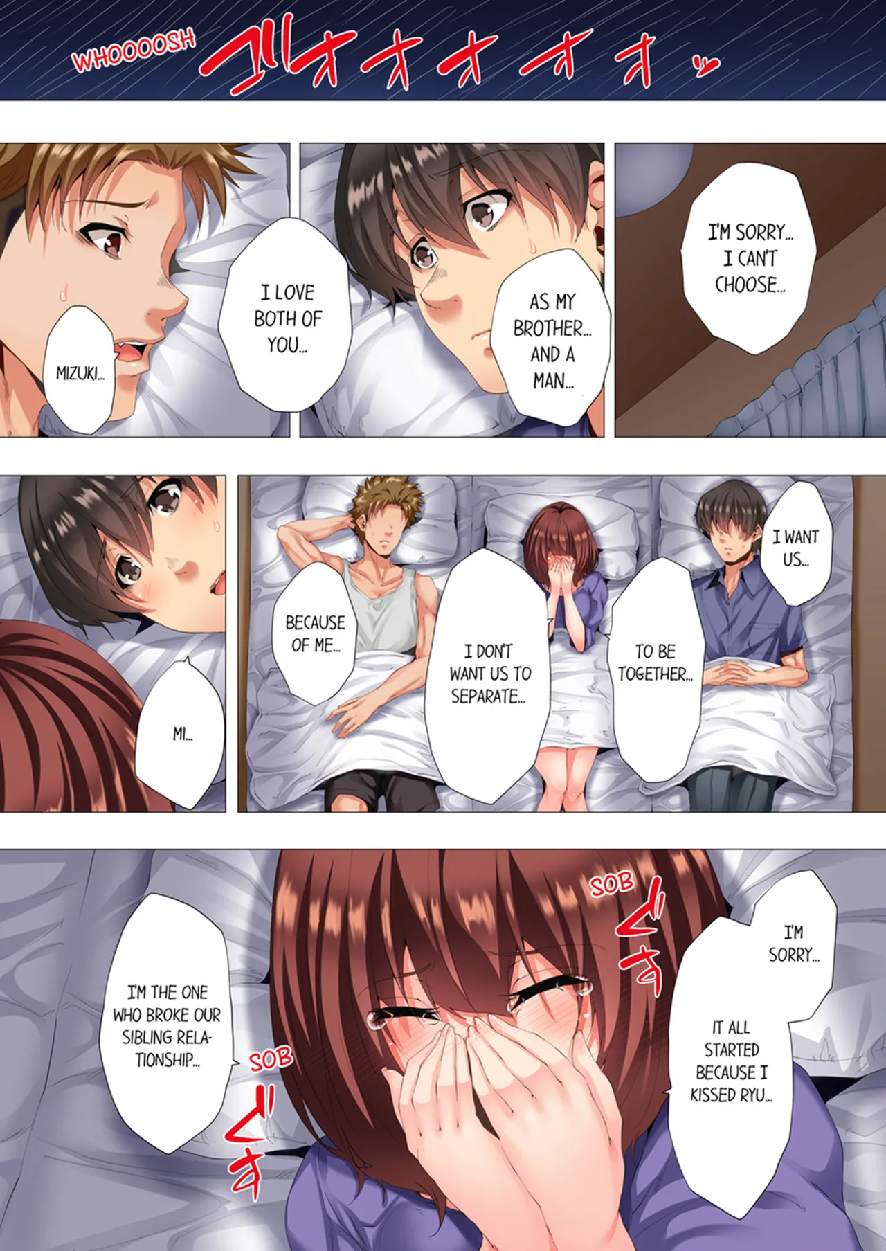 [Kanitomato]Futari de Watashi o Ikasenaide...! ~Kurayami, Majiwaru Kyoudai Futon~  | My 2 Step-Brothers are Ganging Up on Me!  Vol.1-3[English] [Decensored] [Ongoing] Page 203
