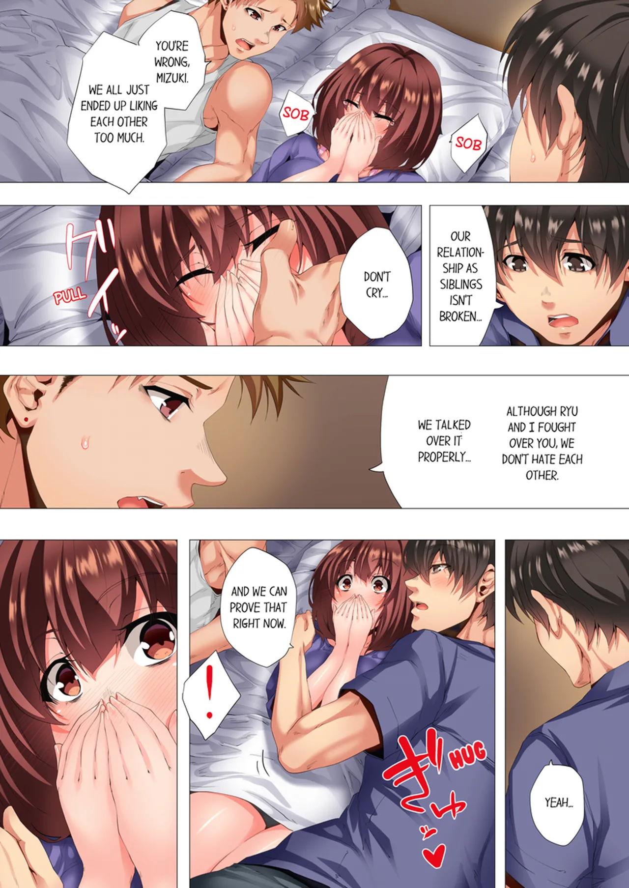 [Kanitomato]Futari de Watashi o Ikasenaide...! ~Kurayami, Majiwaru Kyoudai Futon~  | My 2 Step-Brothers are Ganging Up on Me!  Vol.1-3[English] [Decensored] [Ongoing] Page 204