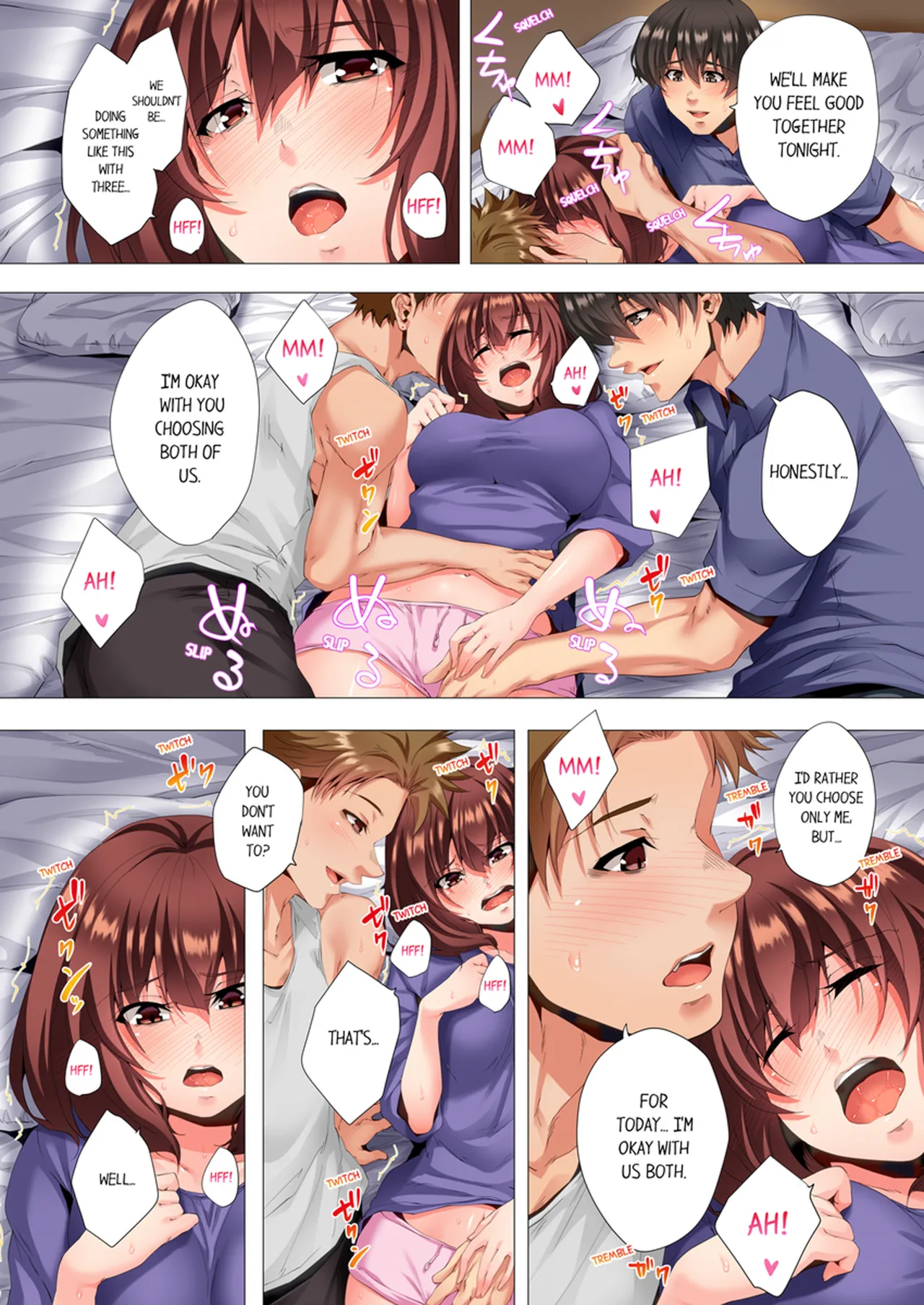 [Kanitomato]Futari de Watashi o Ikasenaide...! ~Kurayami, Majiwaru Kyoudai Futon~  | My 2 Step-Brothers are Ganging Up on Me!  Vol.1-3[English] [Decensored] [Ongoing] Page 209