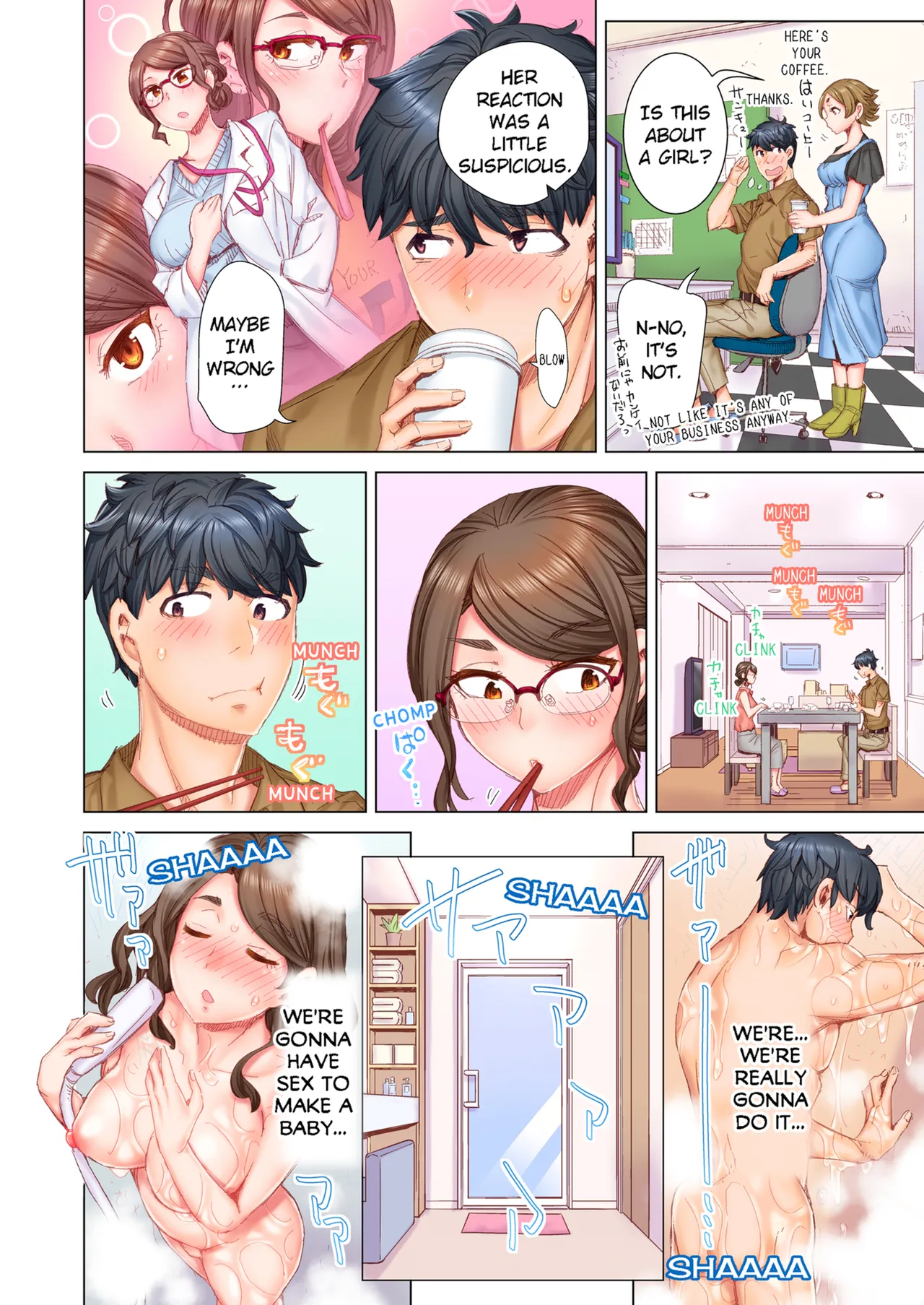 [Kira Hiroyoshi]Dekichau made Kon ~Bijo Doctor to Zuppuri Haramase Seikatsu | Marry Me, Ill Fuck You Until You're Pregnant! Vol. 1-3[English] [Decensored] [Ongoing] Page 54