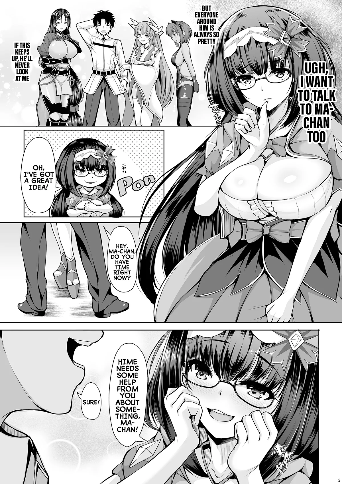 [Rocket Chousashitsu (Koza)]Osakabehime wa Maa-chan no Koto o Kangaeru to Munekyun shichau no｜Whenever Osakabehime Thinks About Master, Her Heart Skips a Beat(Fate/Grand Order) [English] [Digital] Page 2