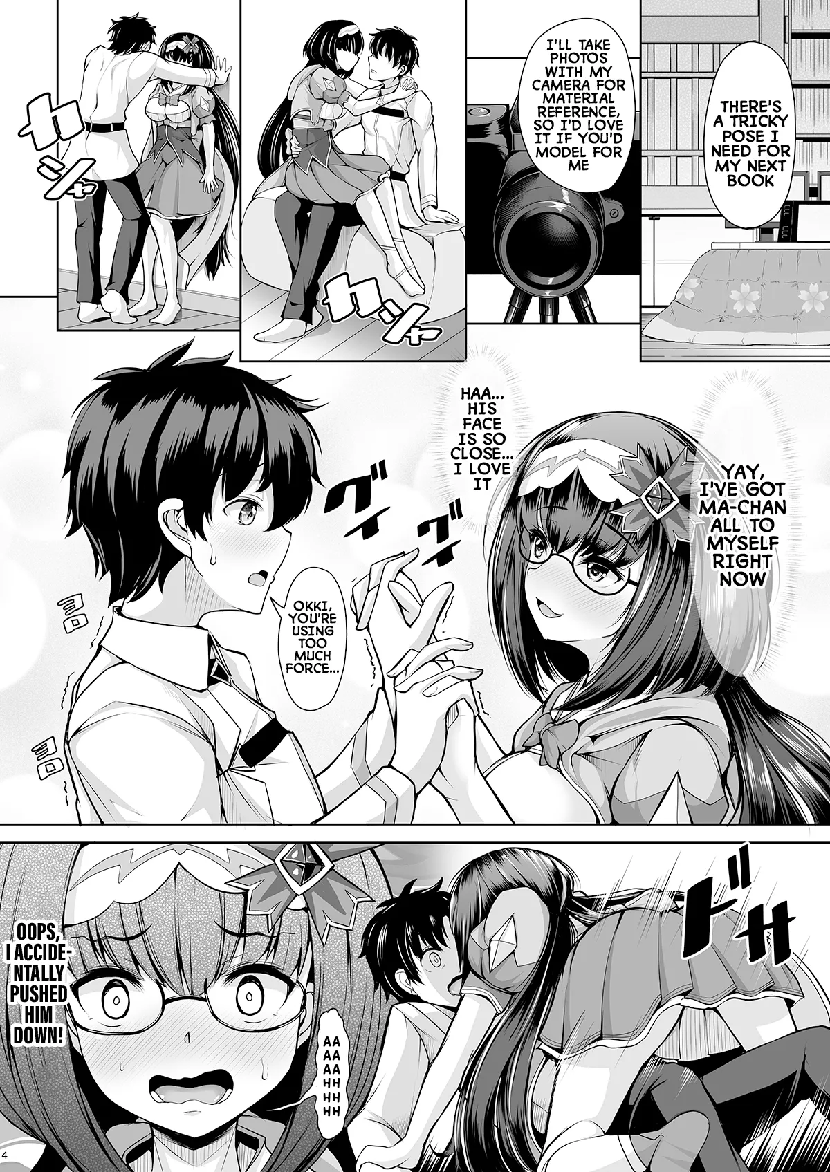 [Rocket Chousashitsu (Koza)]Osakabehime wa Maa-chan no Koto o Kangaeru to Munekyun shichau no｜Whenever Osakabehime Thinks About Master, Her Heart Skips a Beat(Fate/Grand Order) [English] [Digital] Page 3