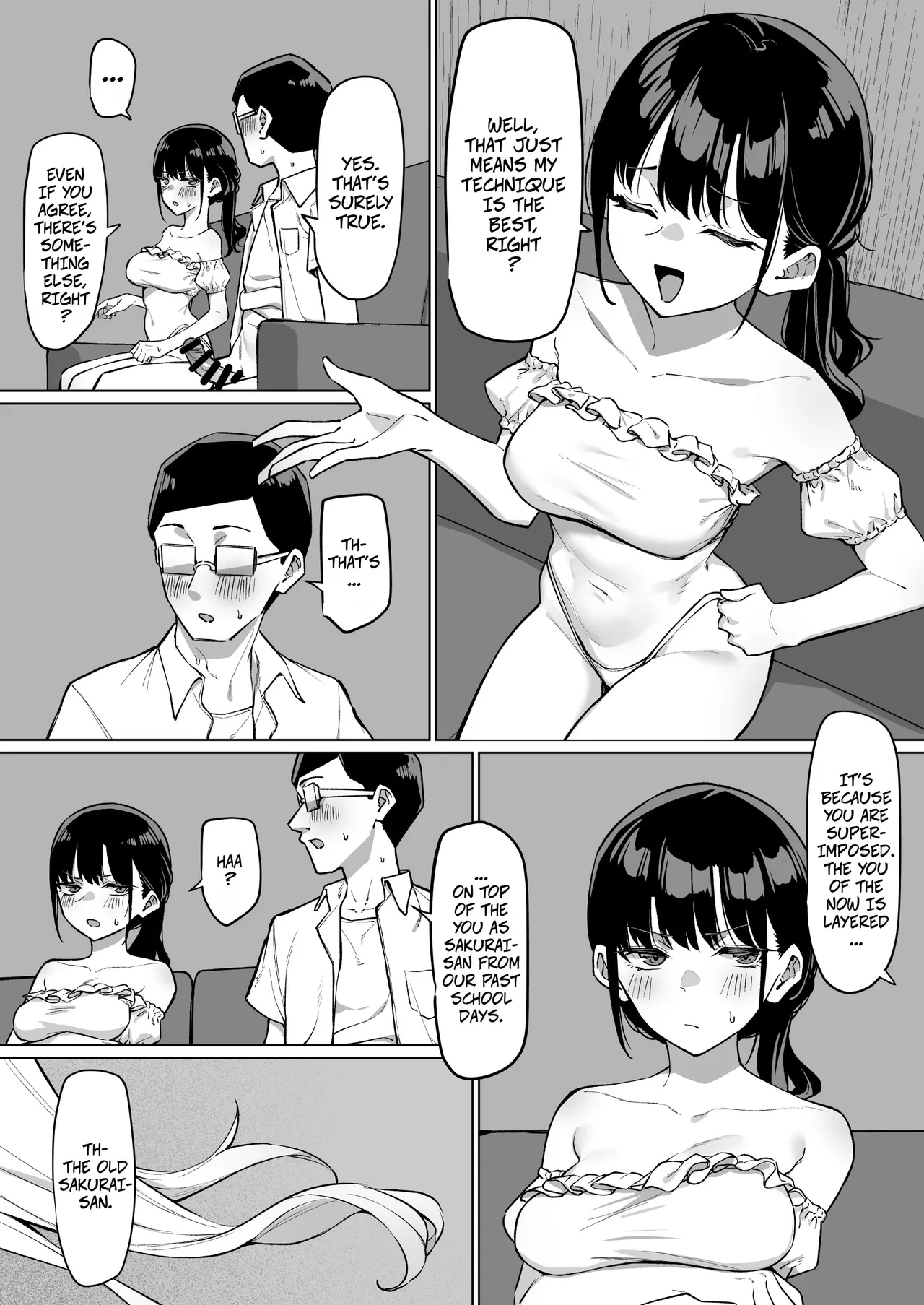 [MM]How I Met my Old Classmate at an Adult Service Place 7 - Ecchi na Omise ni Ittara, Mukashi no Doukyuusei ga Ita Hanashi Sono 7 Page 2