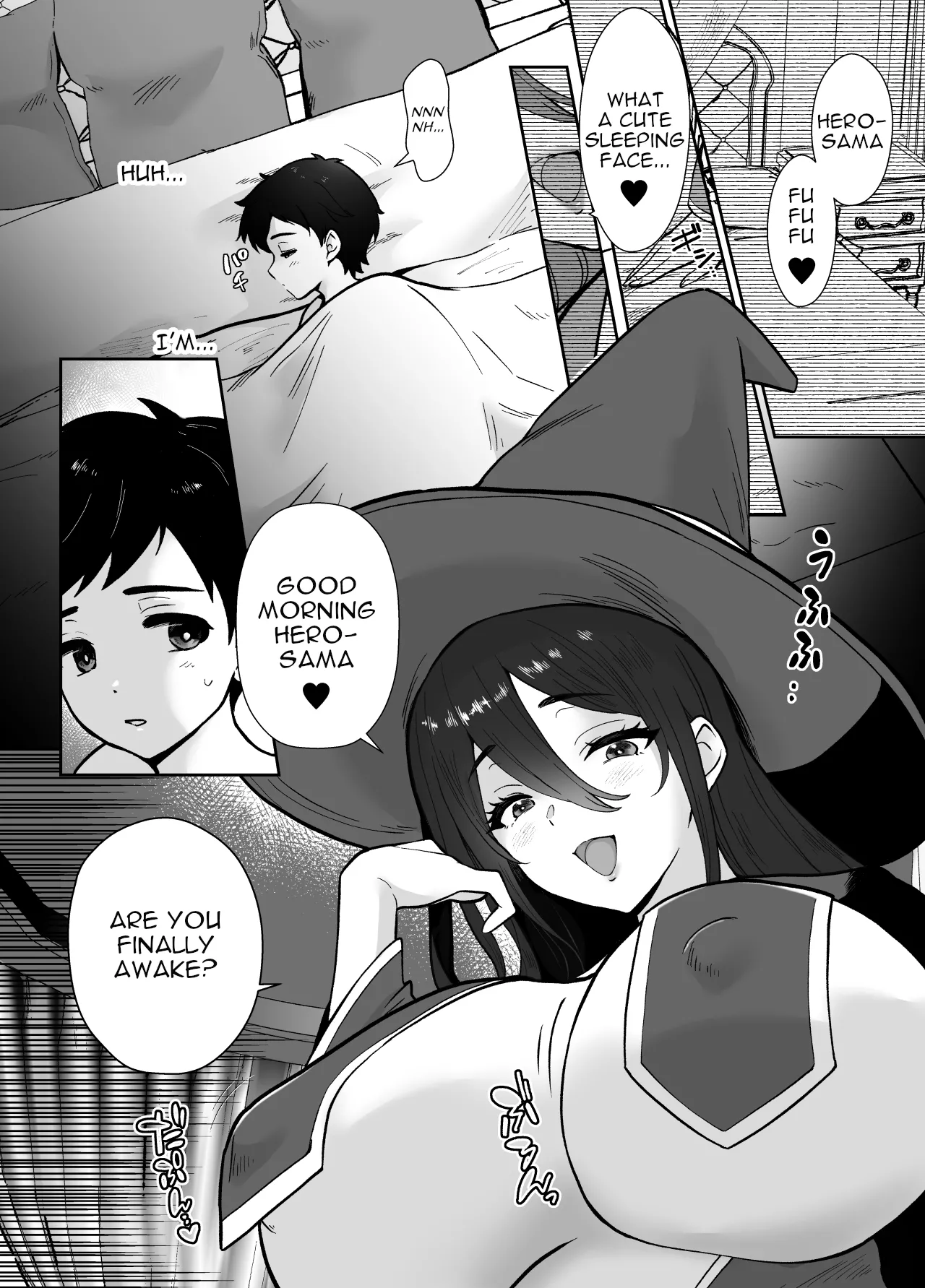 [Mochitama Tsuushin (Taguchi Monyata)]Gekijuu Shuchaku Mahou Tsukai to Futanari Shitsuji ni Yoru Yuusha-sama Shosei Hakamase Namakoubi (Karano) Mesu-ka Choukyou Gyaku Rape[English] Page 5