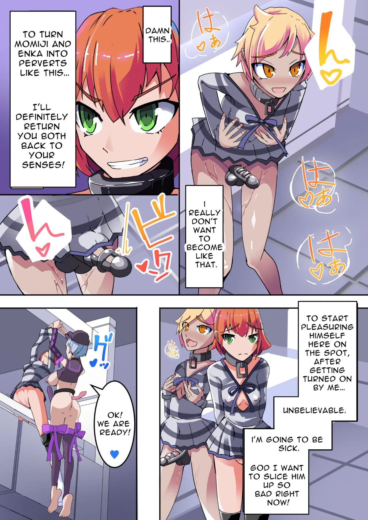[hentaiworks (Aruma)]Defeated by an Evil Futanari Executive the Hero is Connected to a Body Modification Machine: Staal Dagger 01[ENG][Cute as Hell] Page 12