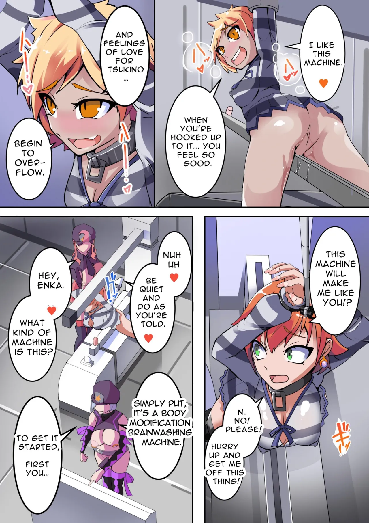 [hentaiworks (Aruma)]Defeated by an Evil Futanari Executive the Hero is Connected to a Body Modification Machine: Staal Dagger 01[ENG][Cute as Hell] Page 14