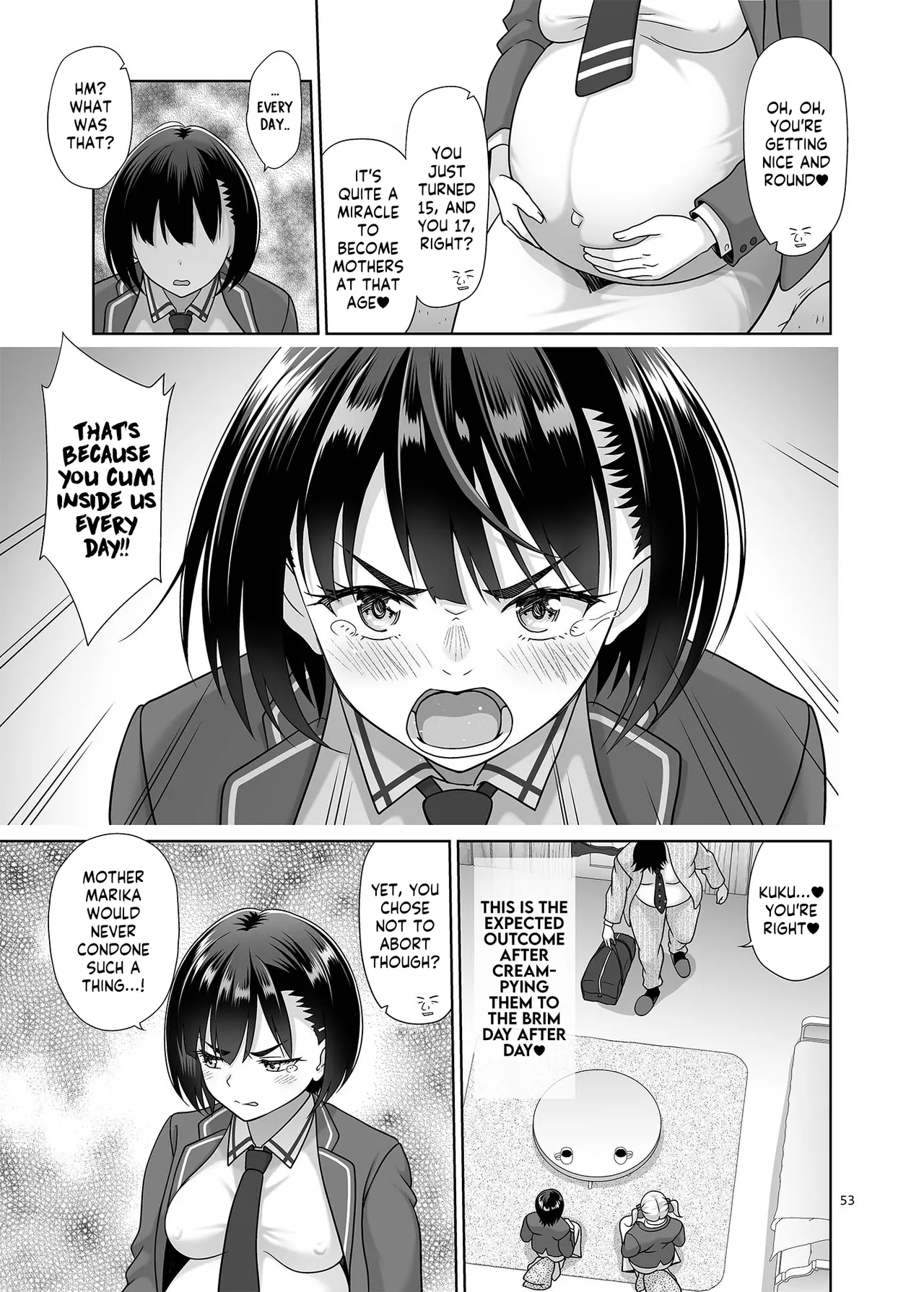 [antyuumosaku (malcorond)]Seishidouin no Oshigoto Bangaihen Sukihoudai Yattetara Okkiku Natteta. + C105 Omake[English] [Kappasa] [Digital] Page 52