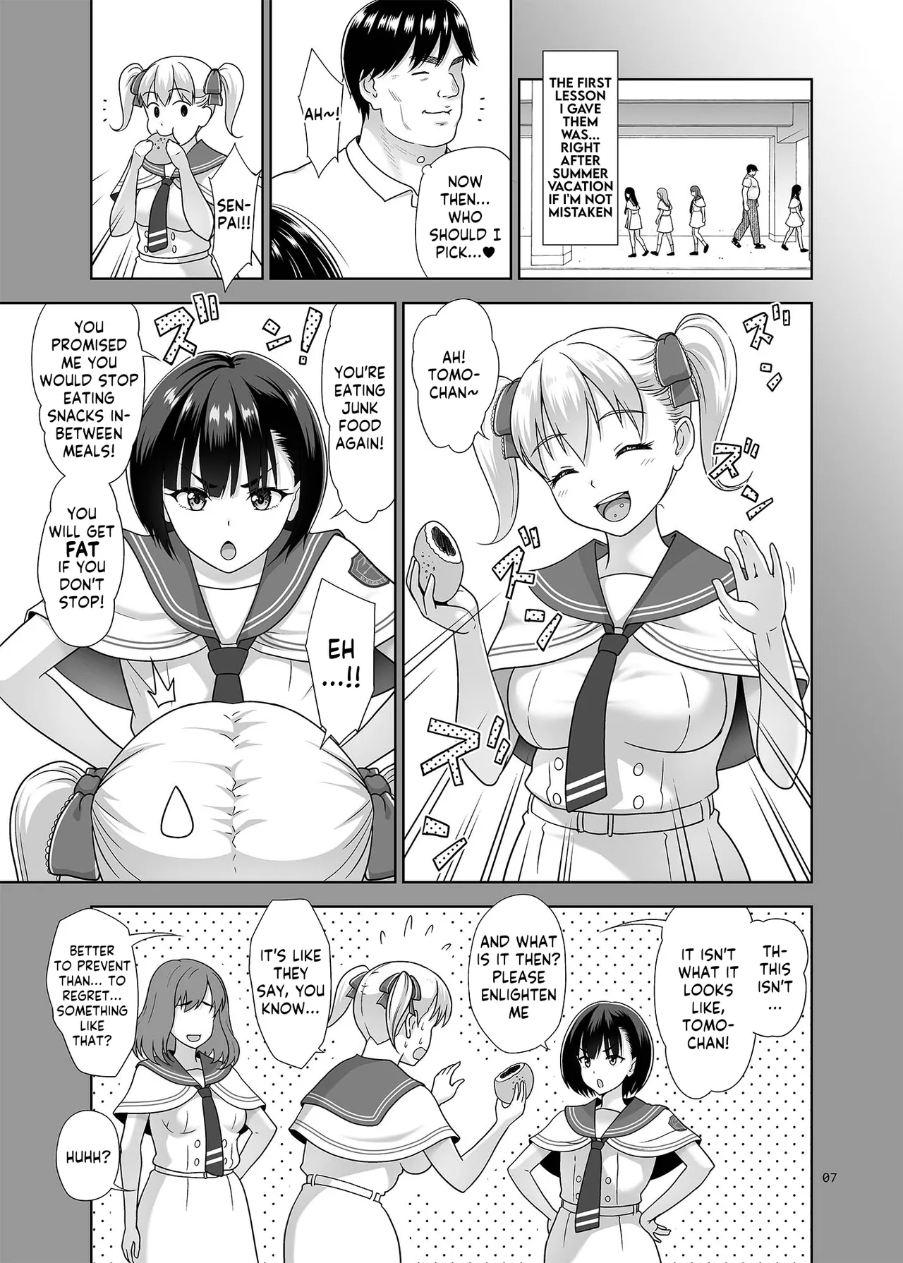 [antyuumosaku (malcorond)]Seishidouin no Oshigoto Bangaihen Sukihoudai Yattetara Okkiku Natteta. + C105 Omake[English] [Kappasa] [Digital] Page 6