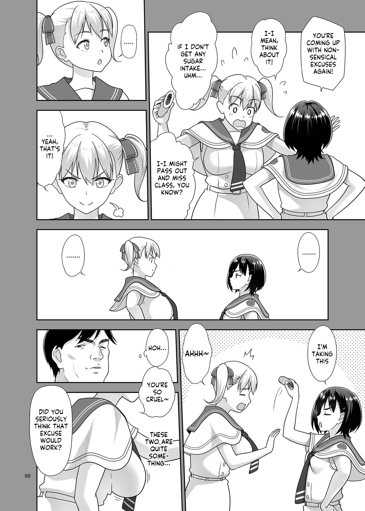 [antyuumosaku (malcorond)]Seishidouin no Oshigoto Bangaihen Sukihoudai Yattetara Okkiku Natteta. + C105 Omake[English] [Kappasa] [Digital] Page 7