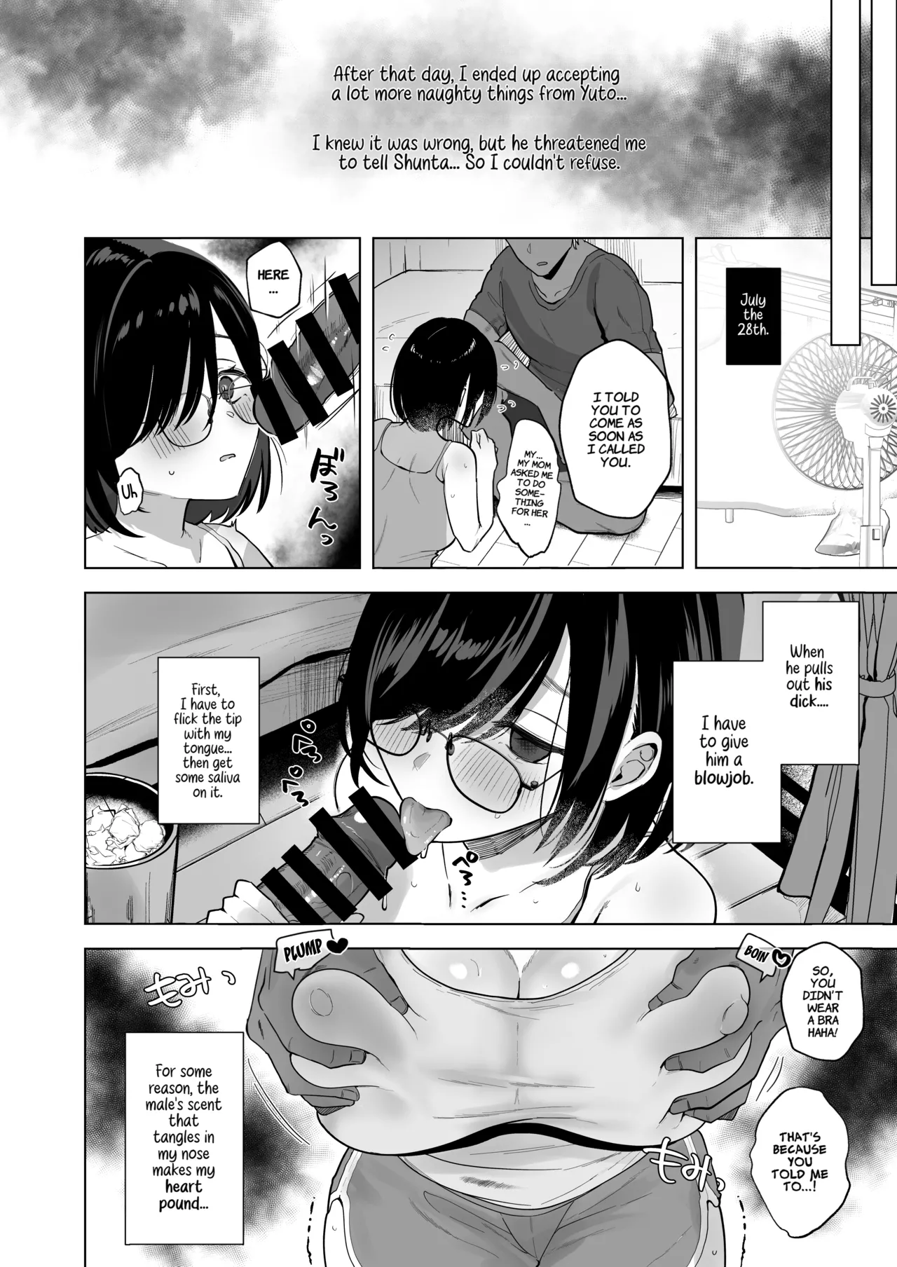 [Omusubi Kororin (Omusubi Korori)]Ore no Jimi Kanojo wa Natsuyasumi dake Aitsu Senyou no OnaPet | My Plain Girlfriend Is That Guy's Personal Fucktoy For The Summer Break[English] [Comoop] [Digital] Page 23