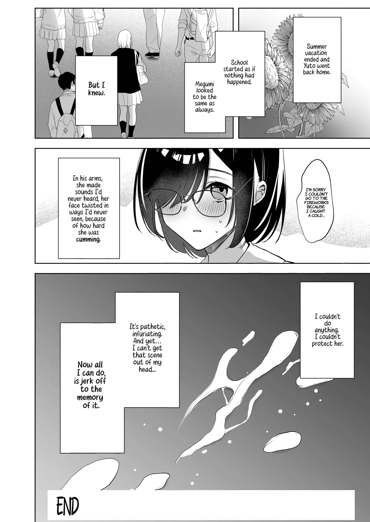 [Omusubi Kororin (Omusubi Korori)]Ore no Jimi Kanojo wa Natsuyasumi dake Aitsu Senyou no OnaPet | My Plain Girlfriend Is That Guy's Personal Fucktoy For The Summer Break[English] [Comoop] [Digital] Page 51