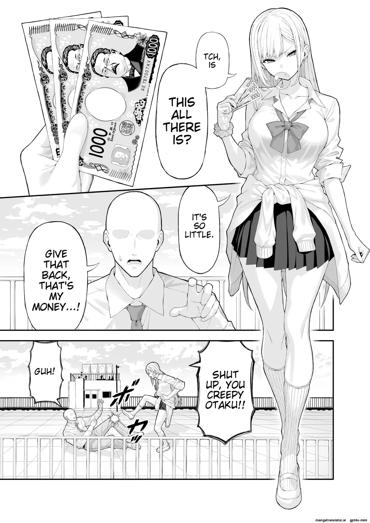 [Ryou]Ijimekko Gal o Saimin Appli de Fukushuu suru Hanashi[English] [Decensored] Page 2