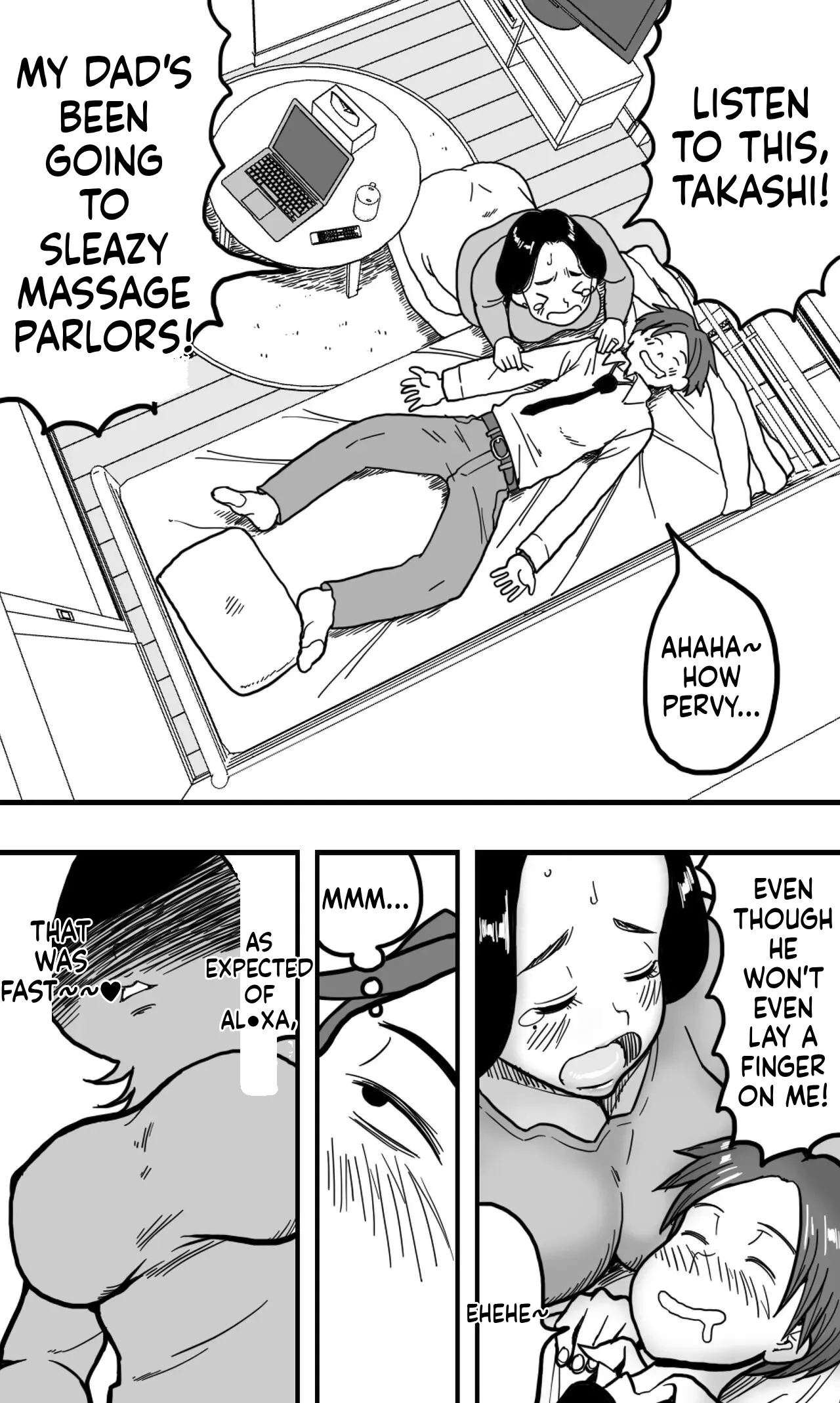 [polbockle]A drunk son mistakes his mother for a call girl and starts groping her huge breasts(English) Page 5