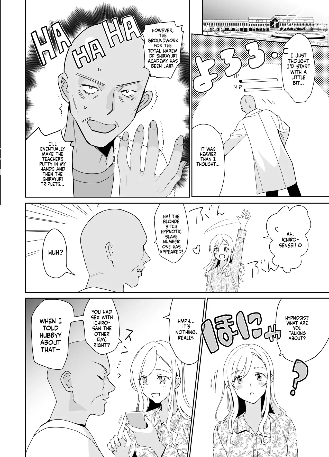 [abgrund (Saikawa Yusa)]Therapist Ichirou no Joshi Gakuen Harem-ka Keikaku[English] [MTL] [Digital] Page 55
