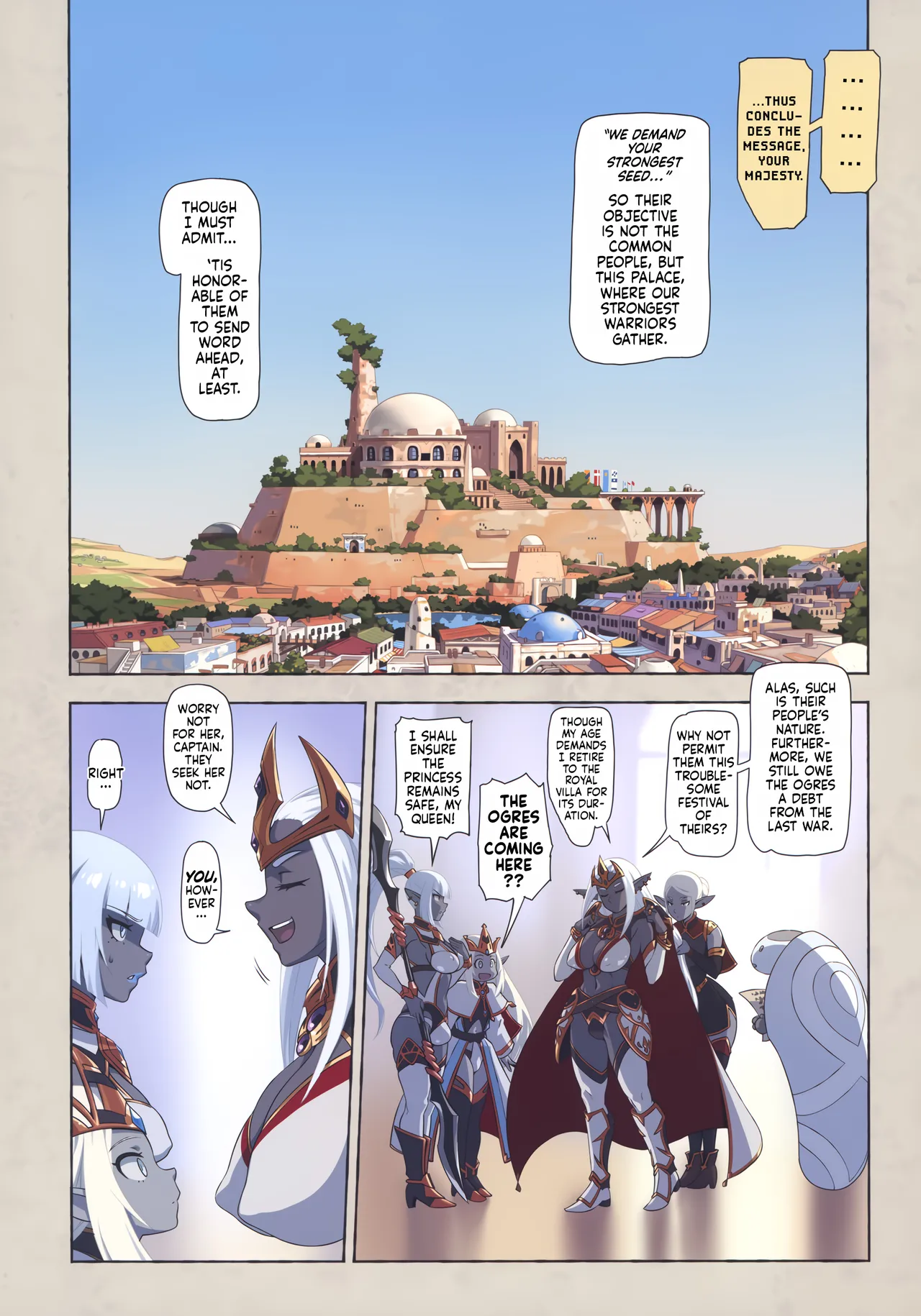 (C106) [M-ya (Mikoyan)]Ogre tai Dark Elf Soushuuhen Plus | Ogre Vs Dark Elf Omnibus Plus[English] Page 3