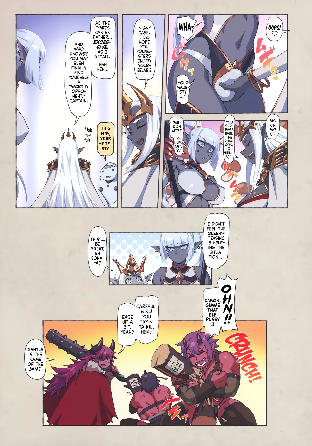 (C106) [M-ya (Mikoyan)]Ogre tai Dark Elf Soushuuhen Plus | Ogre Vs Dark Elf Omnibus Plus[English] Page 4