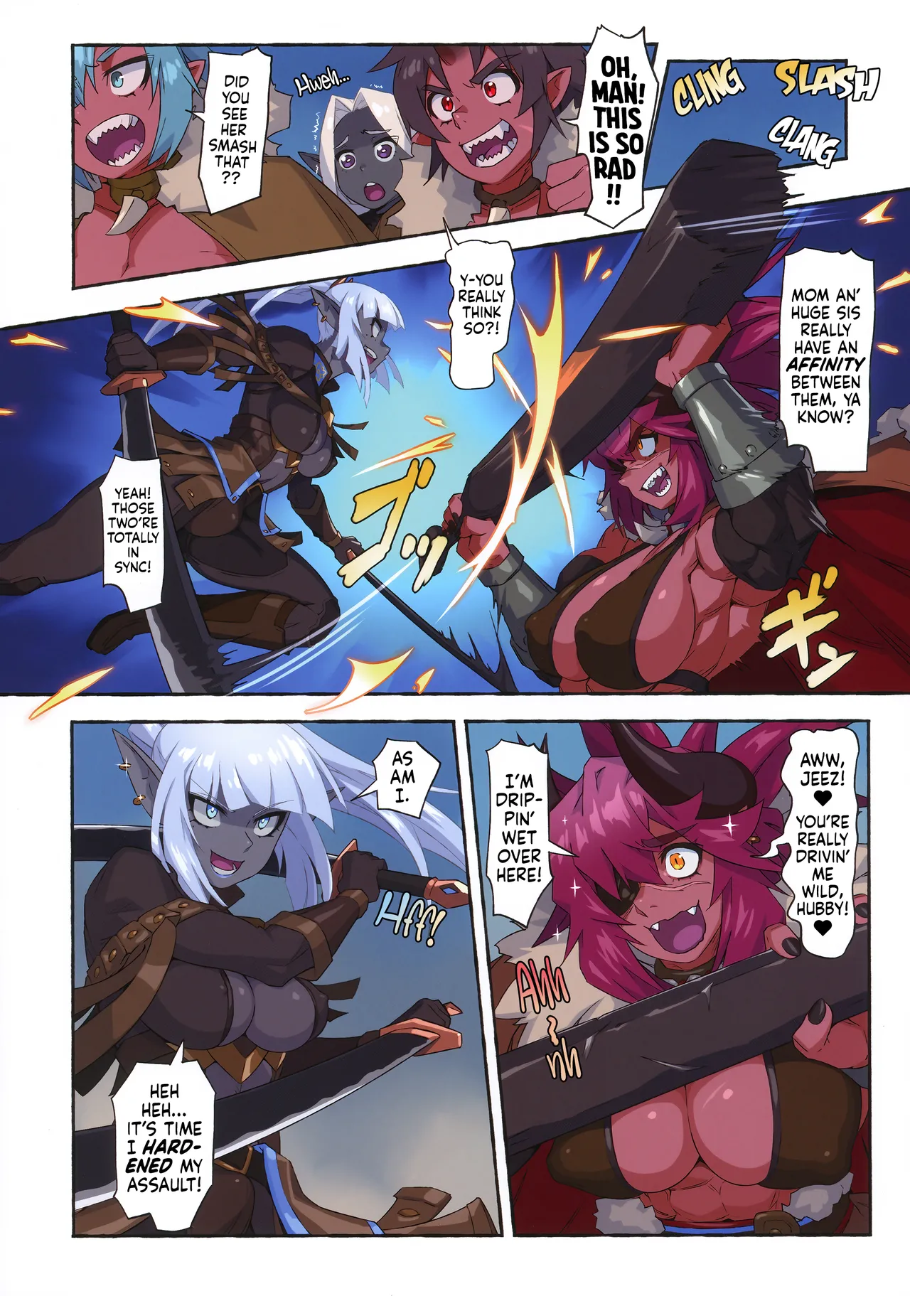 (C106) [M-ya (Mikoyan)]Ogre tai Dark Elf Soushuuhen Plus | Ogre Vs Dark Elf Omnibus Plus[English] Page 64