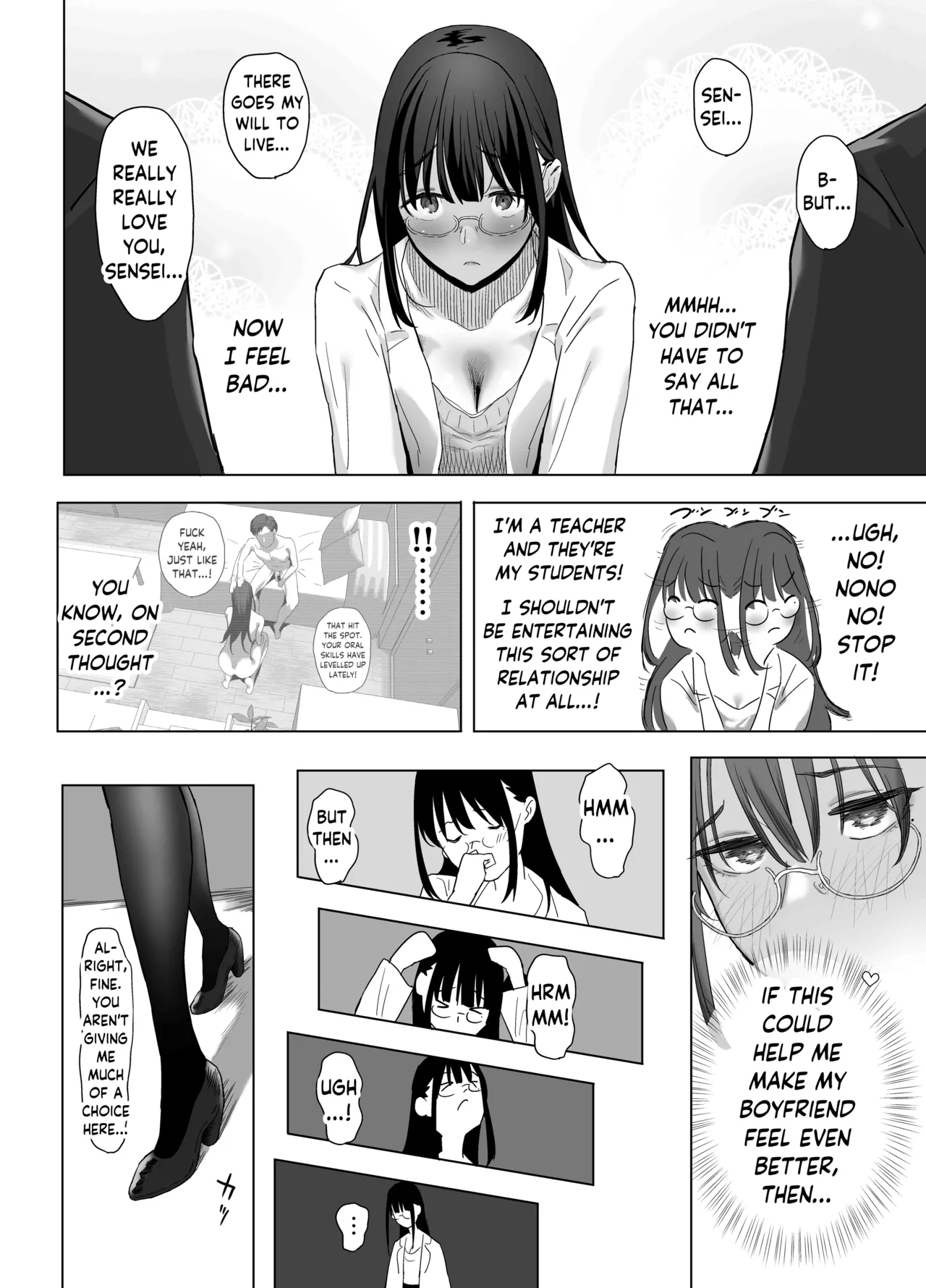 [Purumetal]Gomu Fella Dake Nara Shite Kureru Hokenshitsu no Sensei | The School Nurse Will Suck You Off! But Only With a Condom[English] [skibidibenki] [Digital] Page 29