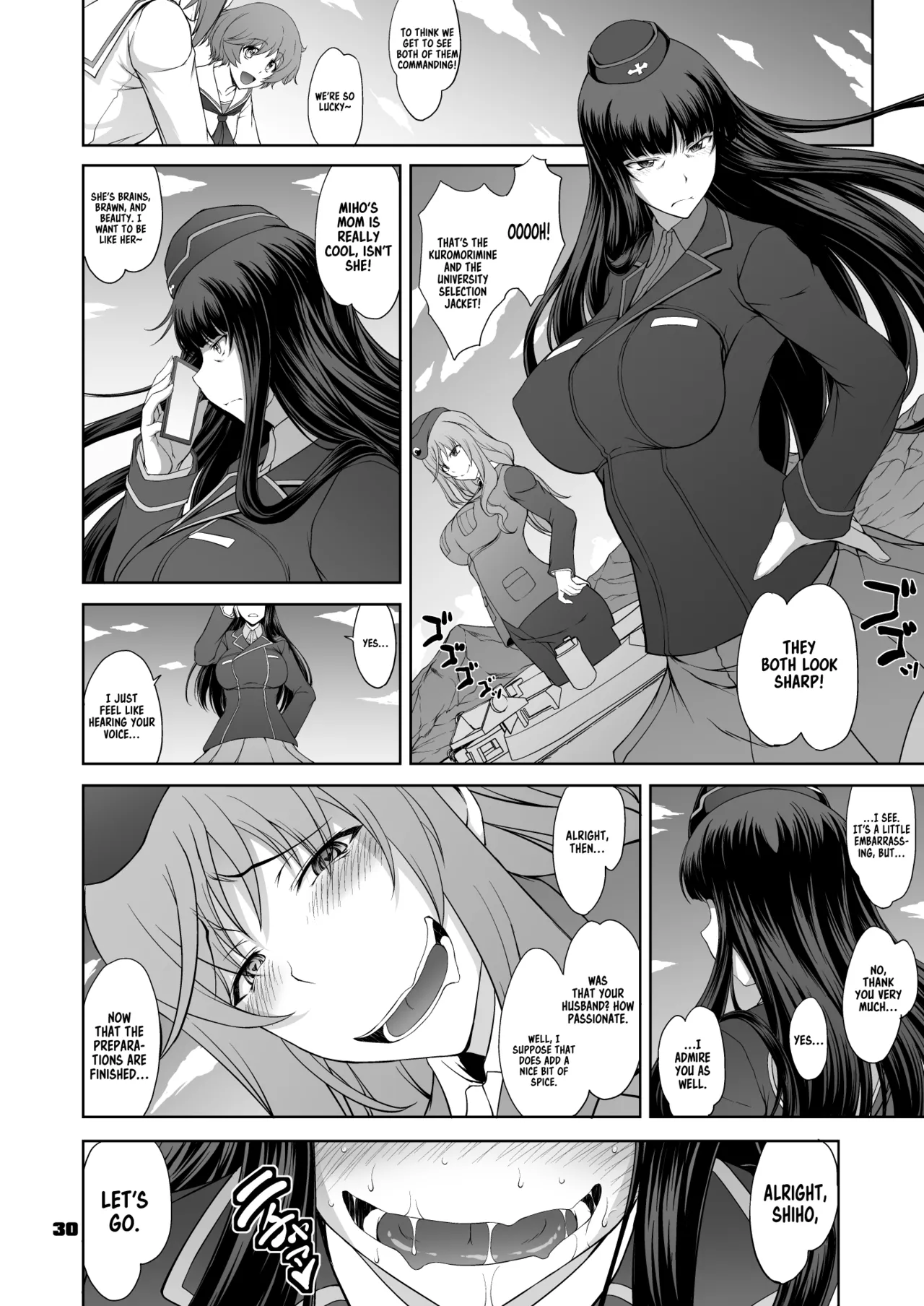 [Majimadou (Matou)]Iemoto no Geneki Fukki Kanzen Fukujuu Dosukebe Ura Senshadou Ni (Girls und Panzer) | The Head's Return To Active Duty: The Complete Submission Ultra-Lewd Sensha-Do[English] [Sonarin迫] [Digital] Page 30