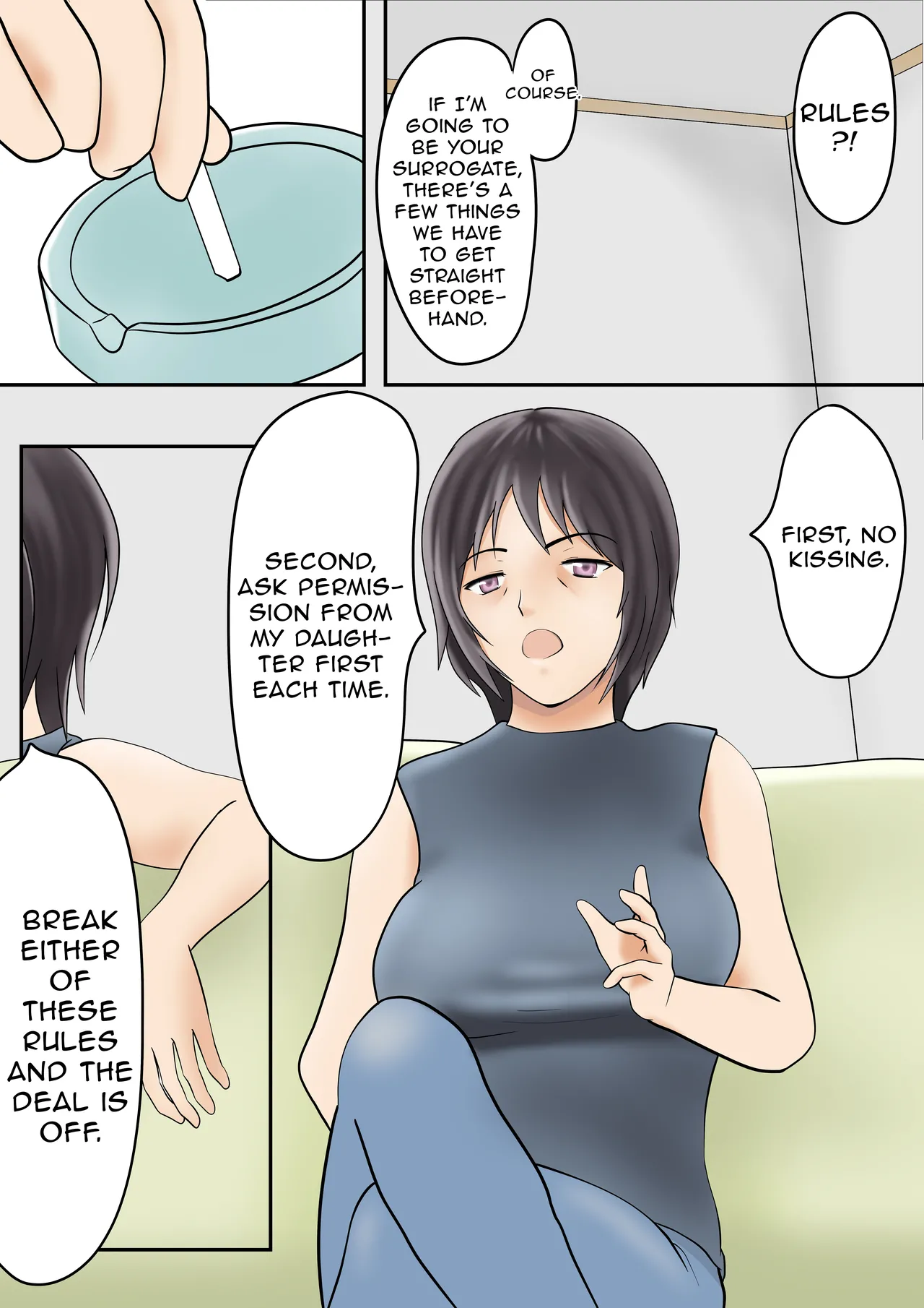 [Pentacle (Shimipan)]Dairi Shussan O Yome No Haha NI Onegai Shita Hanashi | That Time We Asked My Wife’s Mother to Be Our Surrogate Mother[English] [Kinsei Translations] Page 5