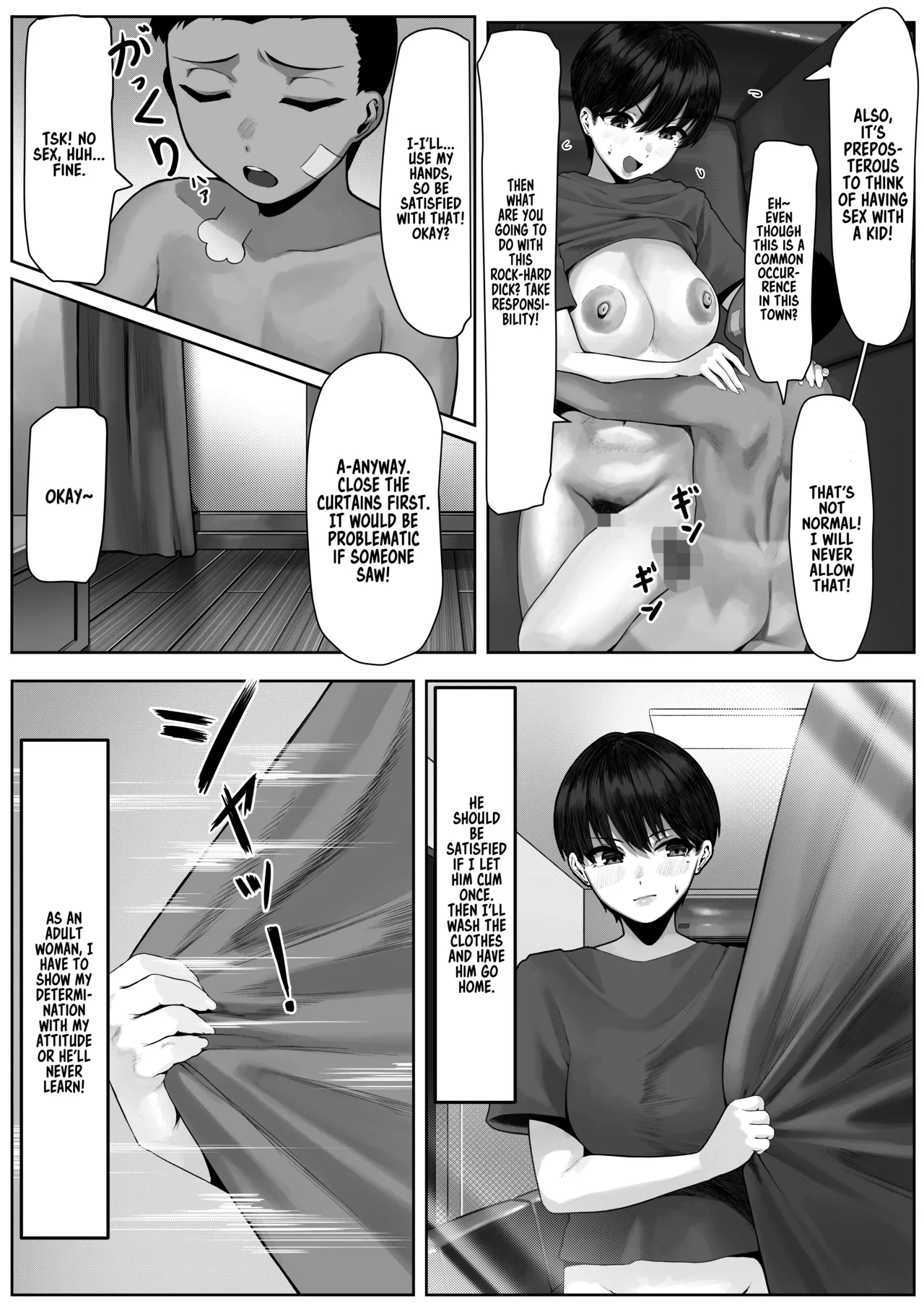 [Toshiue Onee-san Tengoku (Kisaragi Tsurugi)]Ryoushi Machi no Hitozuma Jijou | The Secret Affairs of the Fishing Village Wives[English] [Sonarin迫] Page 14