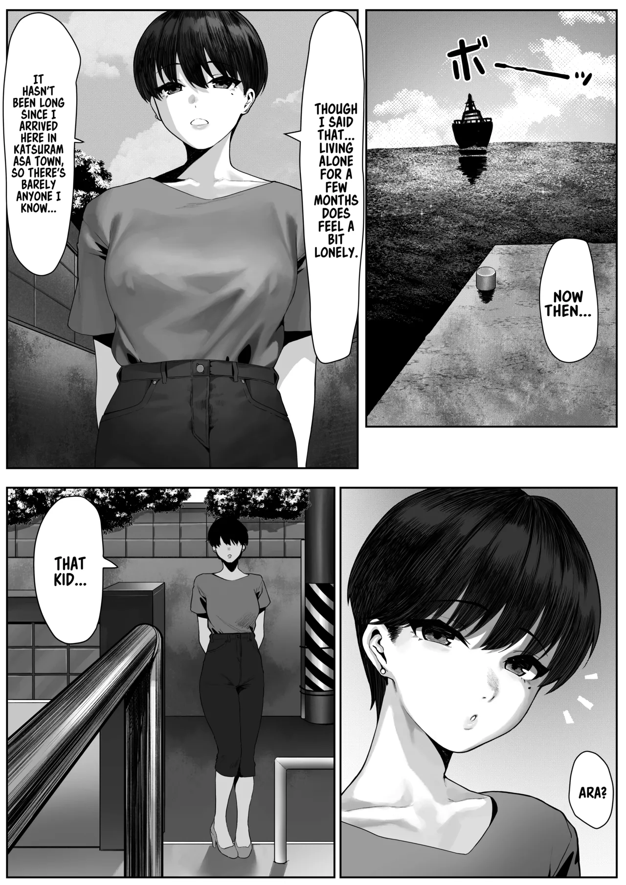 [Toshiue Onee-san Tengoku (Kisaragi Tsurugi)]Ryoushi Machi no Hitozuma Jijou | The Secret Affairs of the Fishing Village Wives[English] [Sonarin迫] Page 3