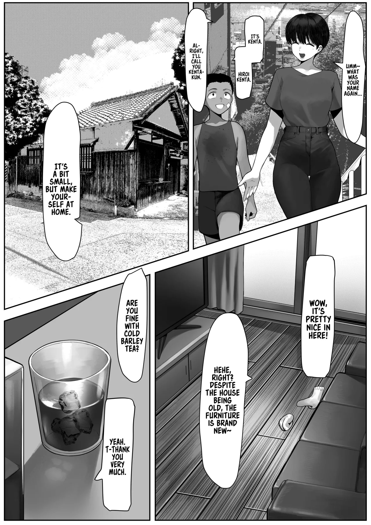 [Toshiue Onee-san Tengoku (Kisaragi Tsurugi)]Ryoushi Machi no Hitozuma Jijou | The Secret Affairs of the Fishing Village Wives[English] [Sonarin迫] Page 6