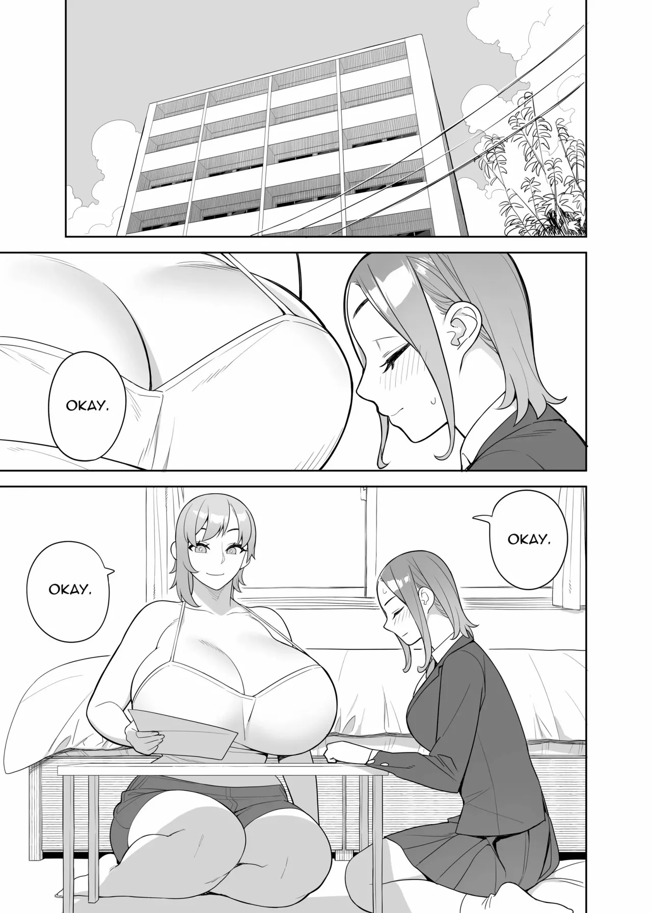 [Hidarikiki]Tomodachi to Sono Haha Oya ni Semarareru Hanashi | A Story about a Friend and her Mother coming on to me[English] Page 2