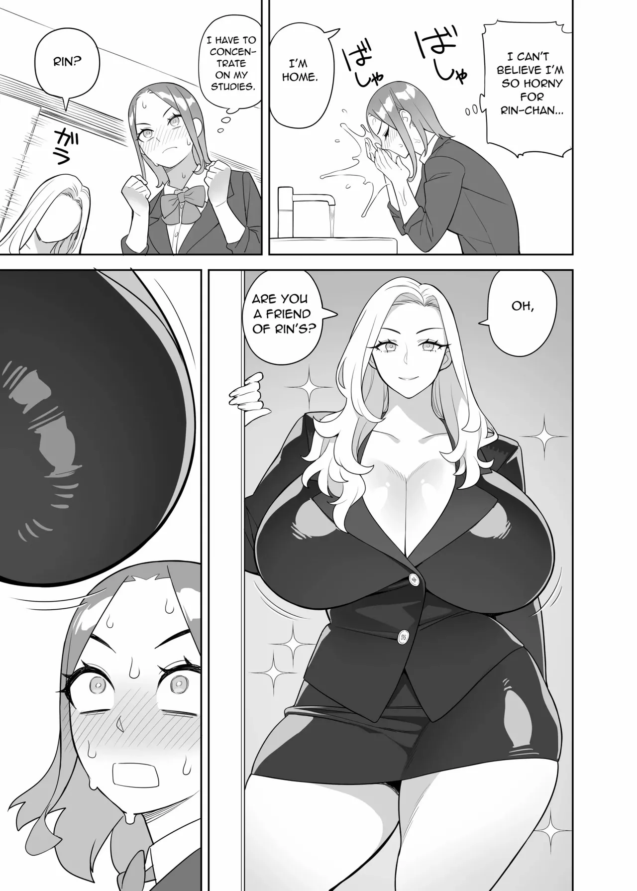 [Hidarikiki]Tomodachi to Sono Haha Oya ni Semarareru Hanashi | A Story about a Friend and her Mother coming on to me[English] Page 4