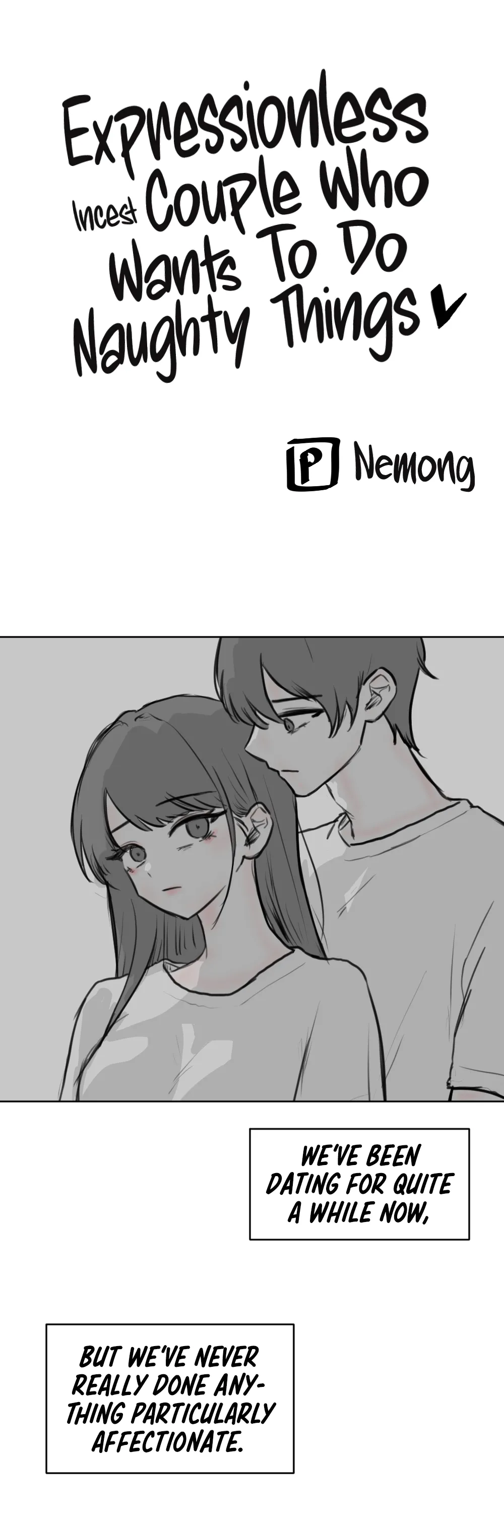 [NEMoNG]Expressionless Incest Couple Who Wants To Do Naughty Things[English] Page 1