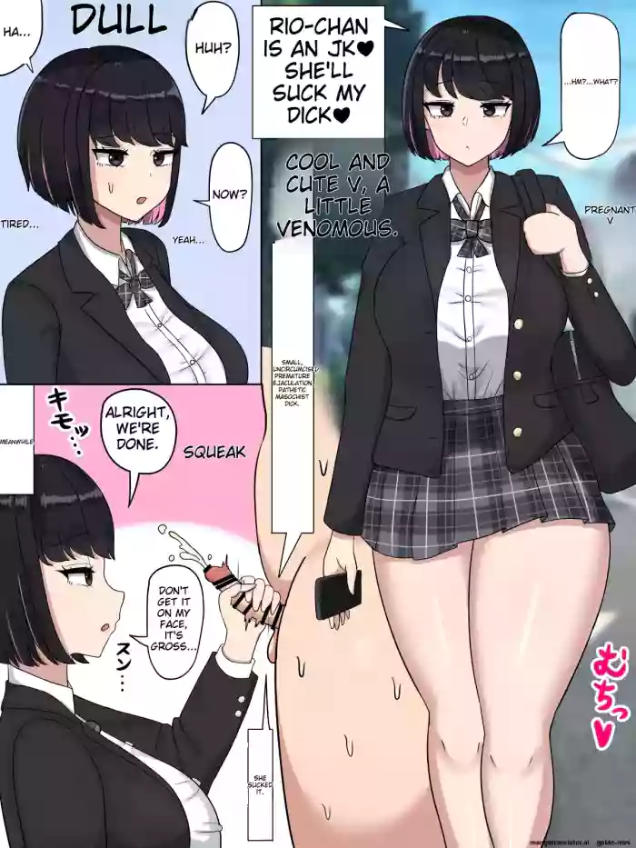 [Tanechikoya (Tanehijiri)]Cool-kei JK Rio-chan ~Sochin to Dekachin no Hannou no Chigai~[MTL]