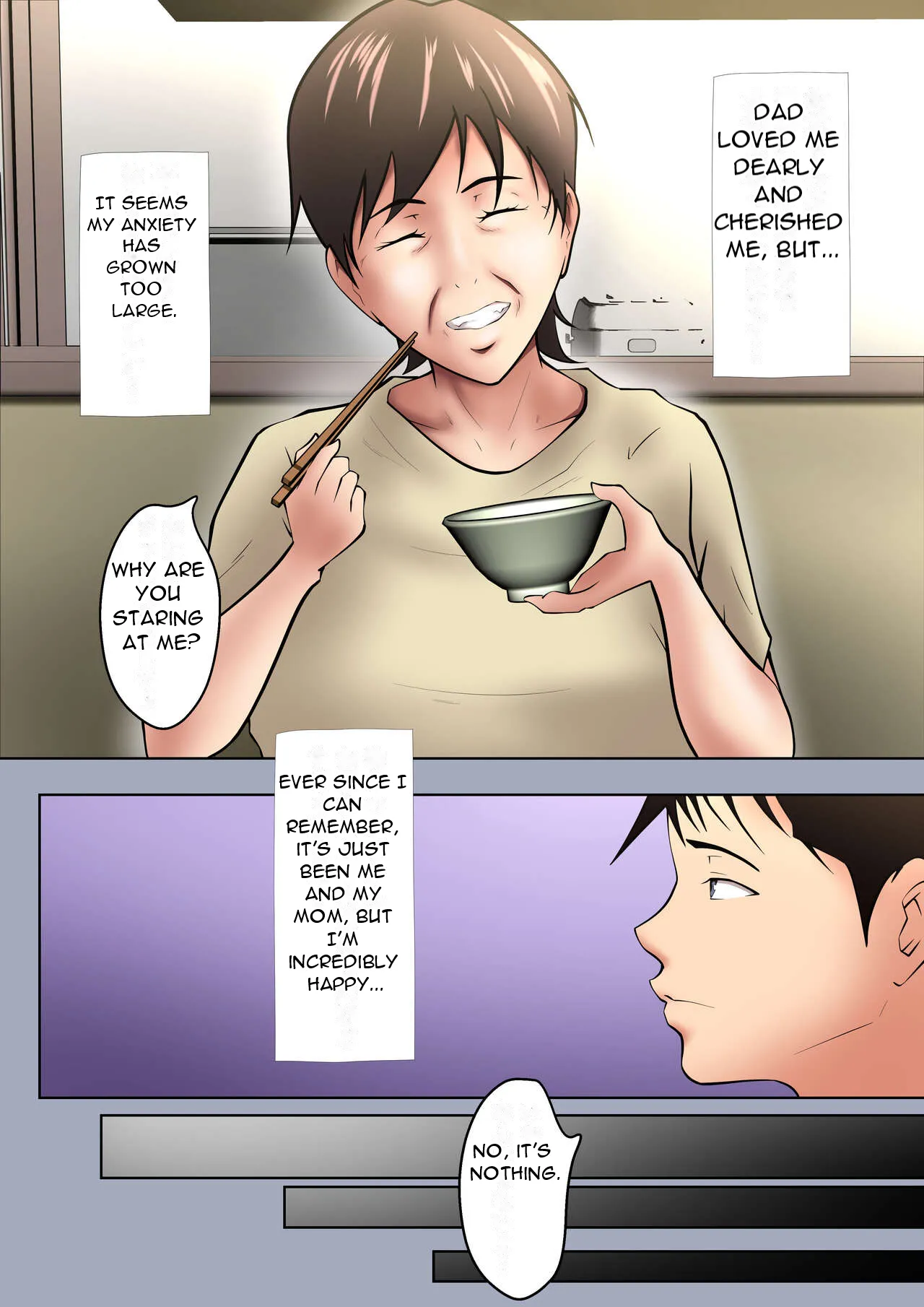 [Pentacle (Shimipan)]Okaa-san ga Onanie Shiteita Node... | Because My Mom Was Masturbating...[English] [DarklordMTLs] Page 8