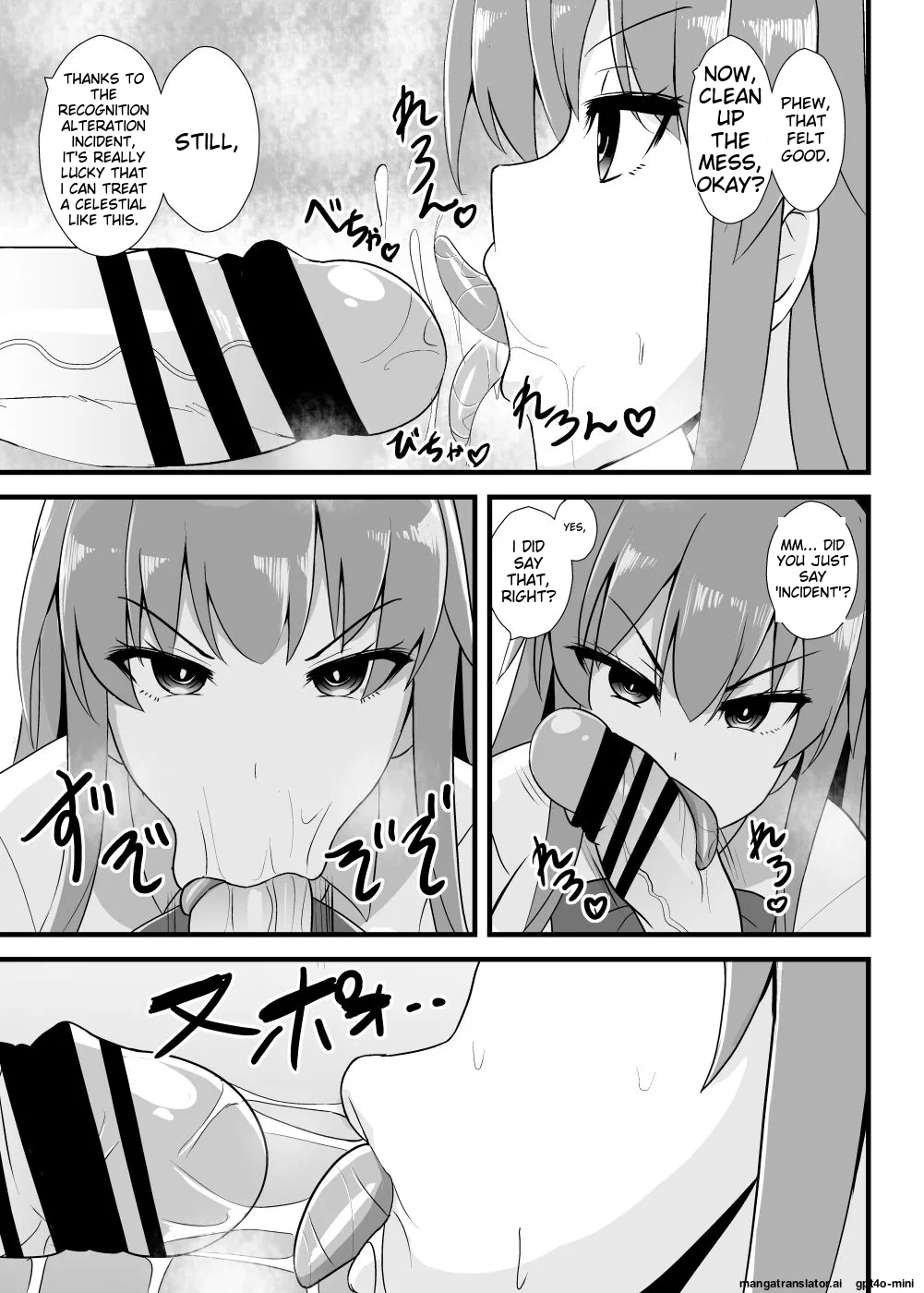 [Sukiyaki Club (Kouji)]Tenshi-chan Ninshiki Kaihen Ihen Chousa Kiroku(Touhou Project) [English] [MTL] [Digital] Page 4