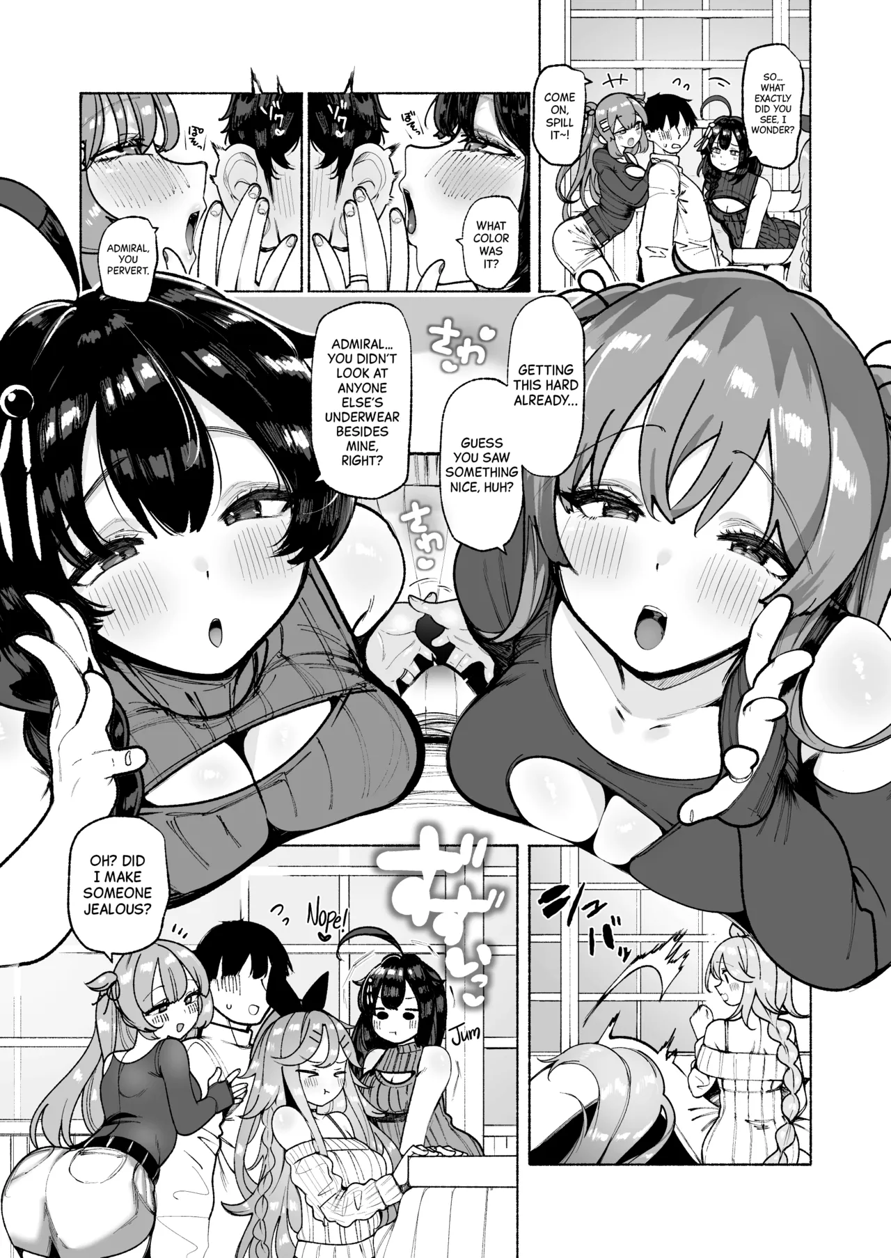 [Toto-taste (Suzuki Toto)]Shiratsuyu-gata Shimai to Okota de Yuuwaku Sakusei Ecchi | Getting Teased and Milked Dry Under the Kotatsu by the Shiratsuyu-Class Sisters(Kantai Collection -KanColle-) [English] [Black Grimoires] [Digital] Page 5