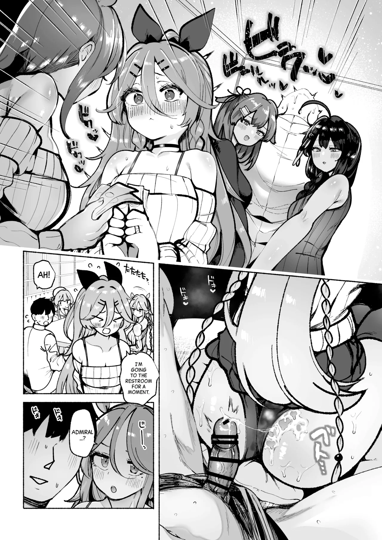 [Toto-taste (Suzuki Toto)]Shiratsuyu-gata Shimai to Okota de Yuuwaku Sakusei Ecchi | Getting Teased and Milked Dry Under the Kotatsu by the Shiratsuyu-Class Sisters(Kantai Collection -KanColle-) [English] [Black Grimoires] [Digital] Page 7