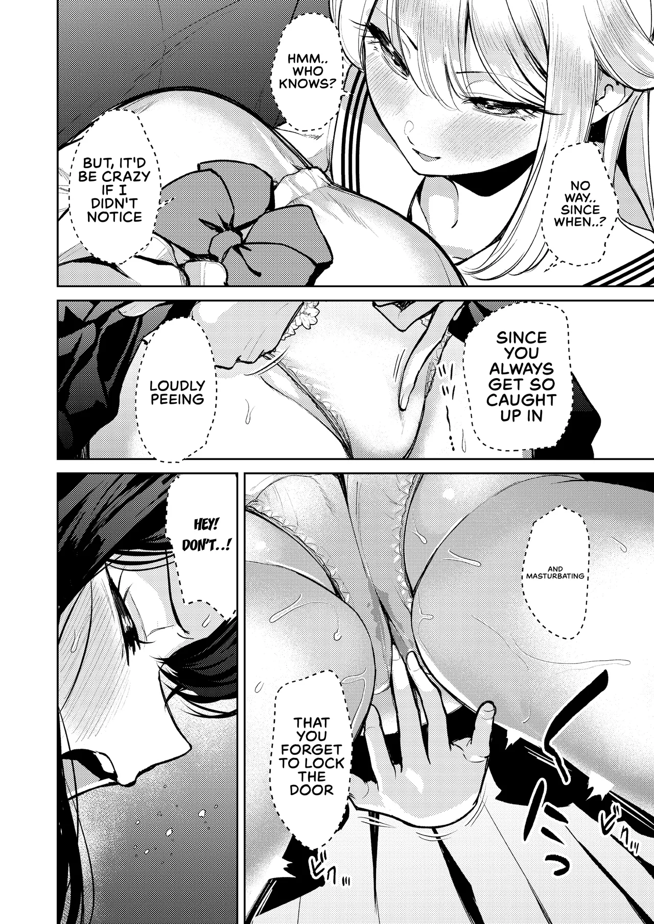 [Tana kara Marriage (Choi Moz)]Oshigama shitetara Rezurareta | From Omorashi Play to Lesbian Play[English] [Digital] Page 11