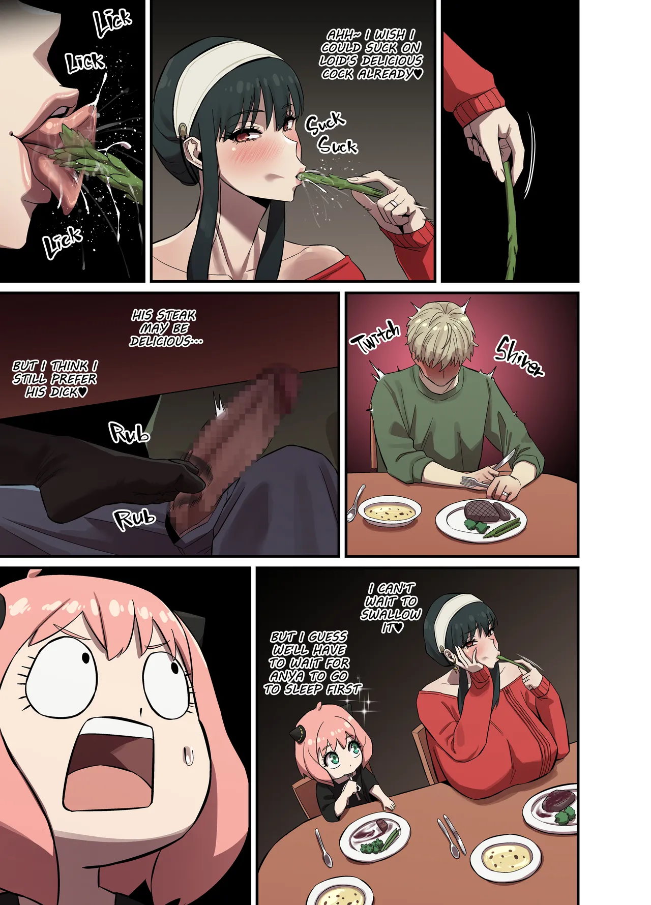 [AKAIMELON] [Full color]CRAZY SEX LIFE OF THE FORGER FAMILY(SPY X FAMILY) [English] Page 10