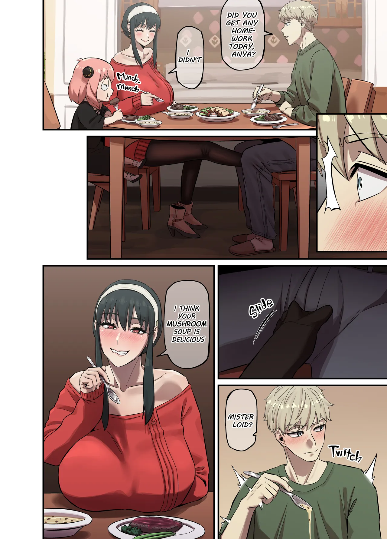 [AKAIMELON] [Full color]CRAZY SEX LIFE OF THE FORGER FAMILY(SPY X FAMILY) [English] Page 9