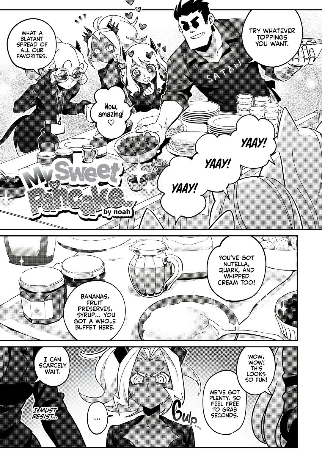 [Noaharbre]My sweet pancake(Helltaker) [English] Page 1