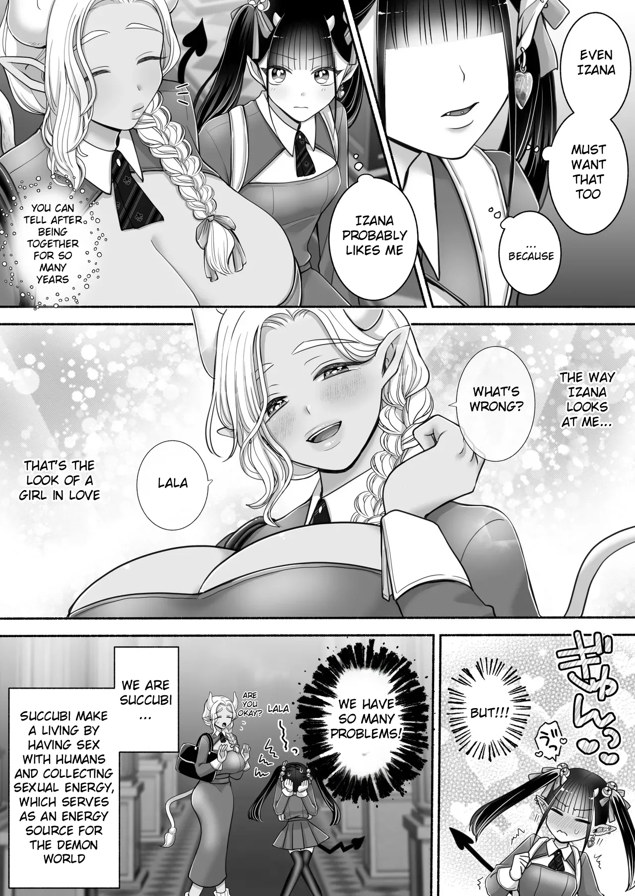 [U League (Yusuri)]Yuri de Succubus! 3 ~Nee, Osananajimi Ijou ni Naritai no~ | Yuri de Succubus! 3 ~Hey, I want to be more than just childhood friends~[English] [Stolenkaos] Page 4