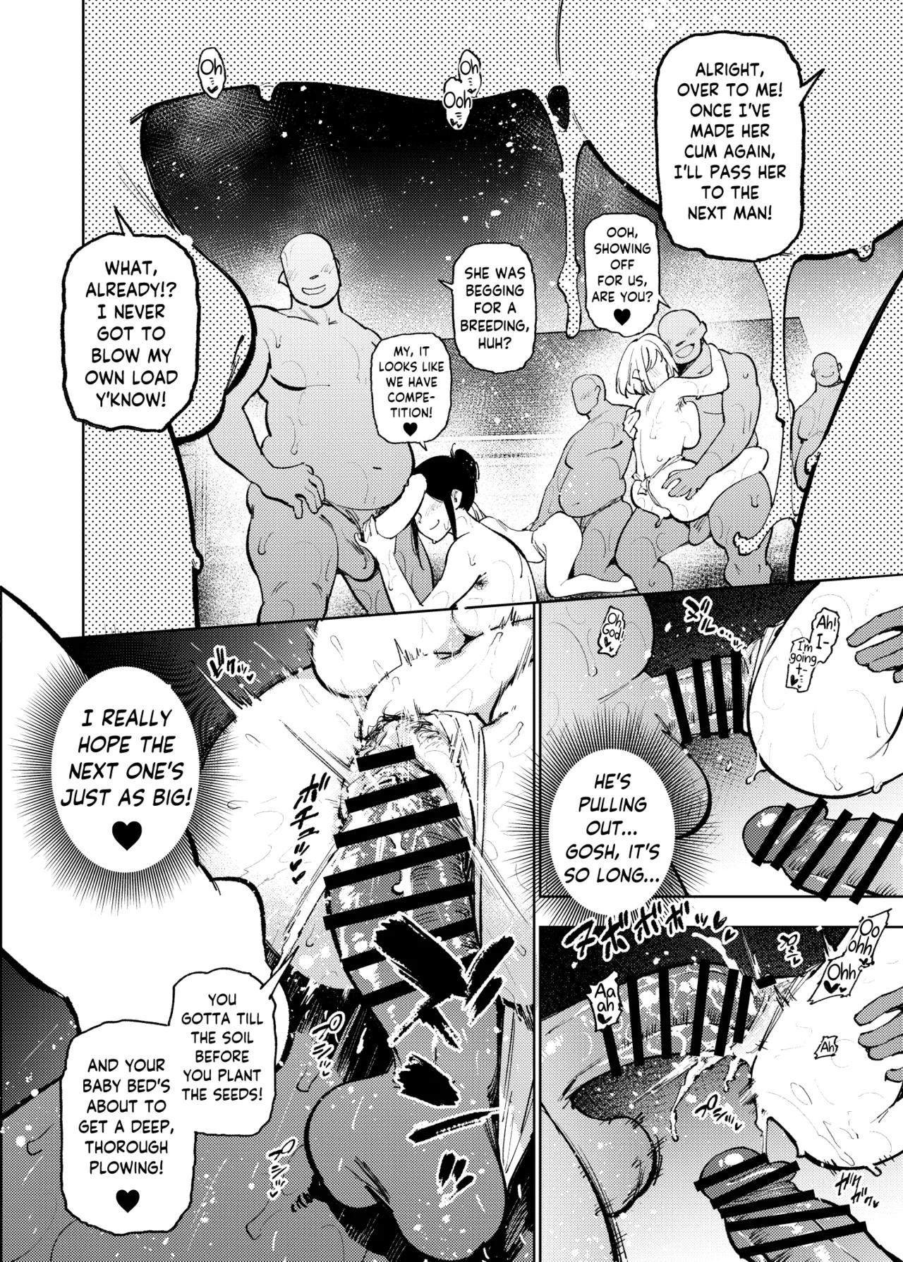 [Yukikagerou (KANZUME)]Himitsu Meikyuu Circle: Kodakara Onsen de no Rankou Tanetsuke Taiken Houkoku | The Mystery Unravelers' Club: Breeding Orgy Field Report from the Fertility Hot Springs[English] [skibidibenki] [Digital] Page 19