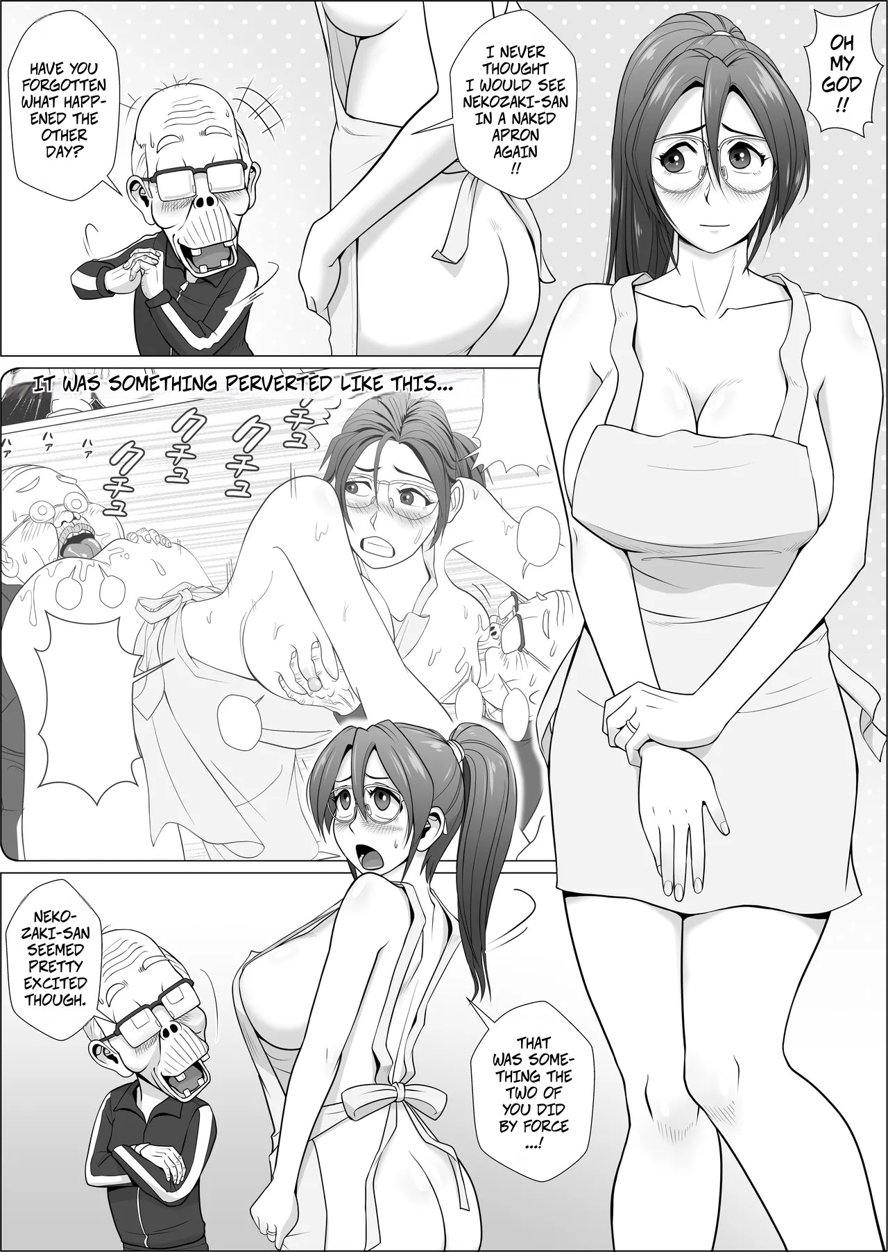 [Falcon115 (Forester)]Happy Cuckold Husband 12 - Sexy Wife in a Naked Apron Returns -- Ero Hitodzuma ga Hadaka Apron de Futatabi Yattekita Page 4