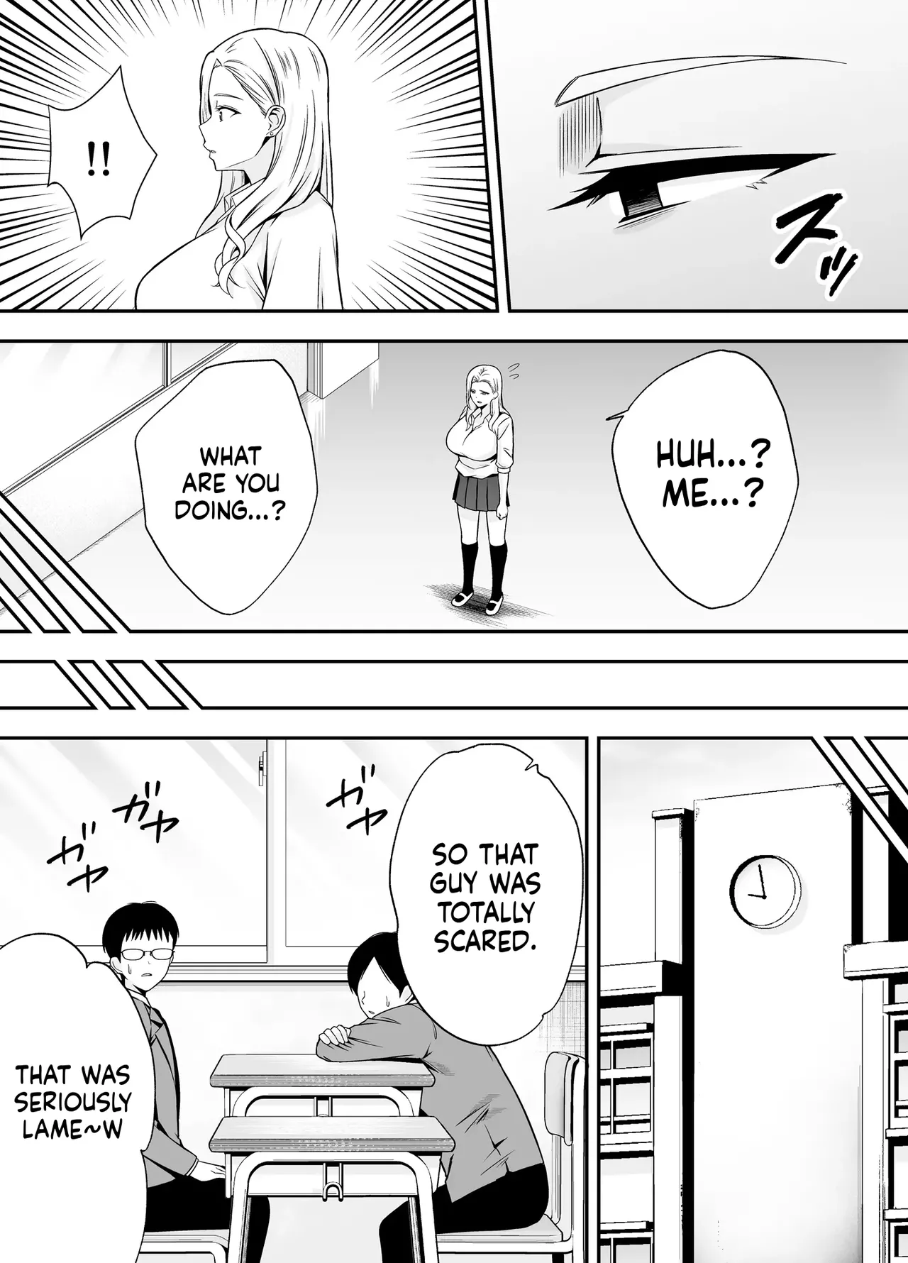 [Ougon Shinshi Club (Tabuchi)]Fukujuu Kyoushitsu 4 Sennou Gas de Classmate ni Yaritai Houdai | Submission Classroom 4: Do Whatever You Want to Your Classmates with Aphrodisiac Gas[English] [MTL] [Digital] Page 15