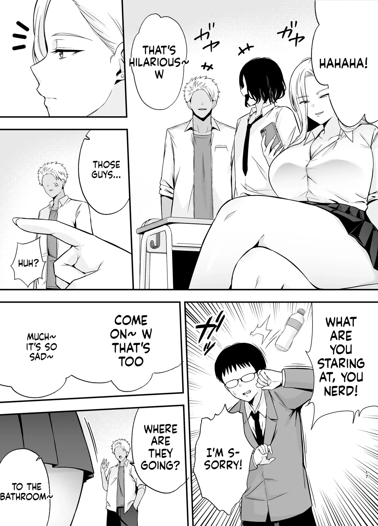 [Ougon Shinshi Club (Tabuchi)]Fukujuu Kyoushitsu 4 Sennou Gas de Classmate ni Yaritai Houdai | Submission Classroom 4: Do Whatever You Want to Your Classmates with Aphrodisiac Gas[English] [MTL] [Digital] Page 16