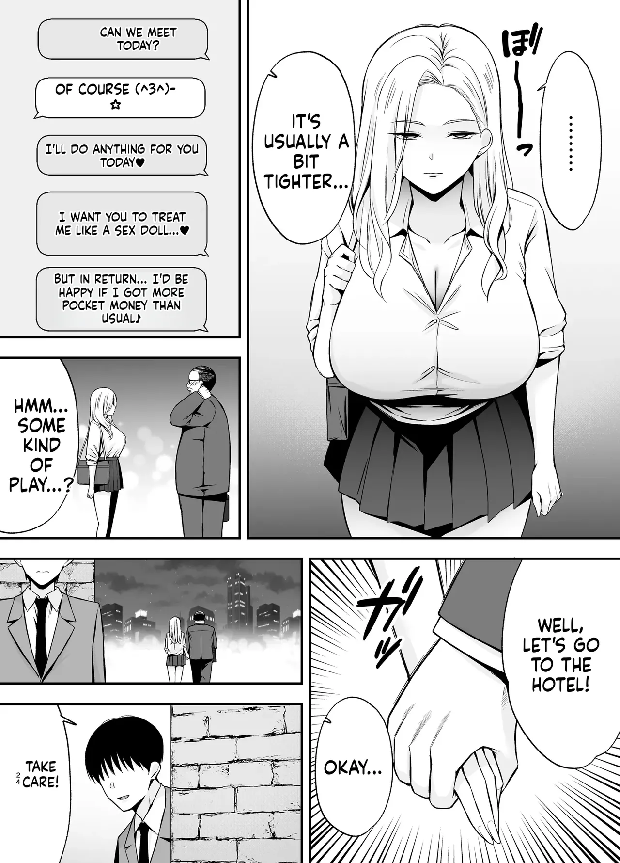 [Ougon Shinshi Club (Tabuchi)]Fukujuu Kyoushitsu 4 Sennou Gas de Classmate ni Yaritai Houdai | Submission Classroom 4: Do Whatever You Want to Your Classmates with Aphrodisiac Gas[English] [MTL] [Digital] Page 23