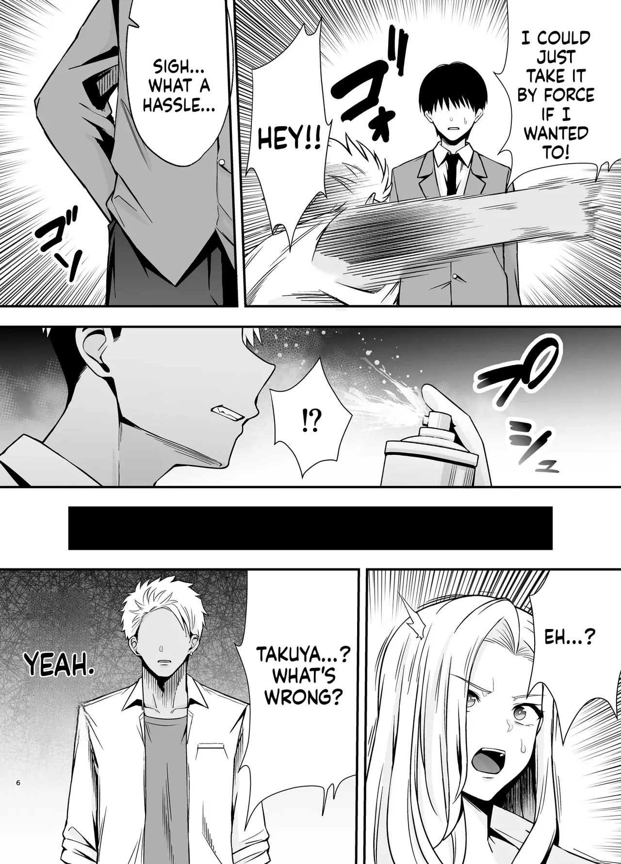 [Ougon Shinshi Club (Tabuchi)]Fukujuu Kyoushitsu 4 Sennou Gas de Classmate ni Yaritai Houdai | Submission Classroom 4: Do Whatever You Want to Your Classmates with Aphrodisiac Gas[English] [MTL] [Digital] Page 5