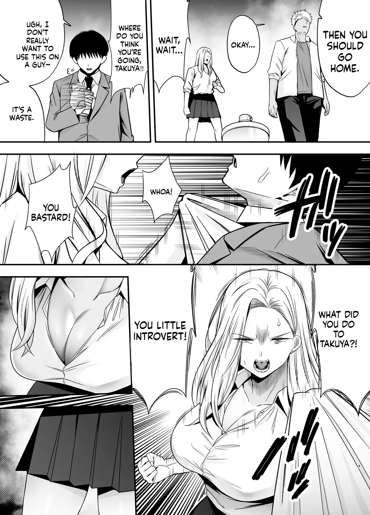 [Ougon Shinshi Club (Tabuchi)]Fukujuu Kyoushitsu 4 Sennou Gas de Classmate ni Yaritai Houdai | Submission Classroom 4: Do Whatever You Want to Your Classmates with Aphrodisiac Gas[English] [MTL] [Digital] Page 6